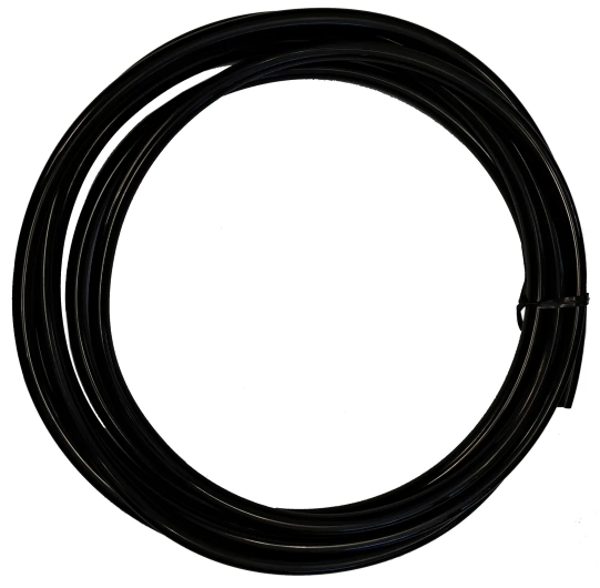 8 mm PTFE Black Tubing (10 feet long), Part 180421-10 1