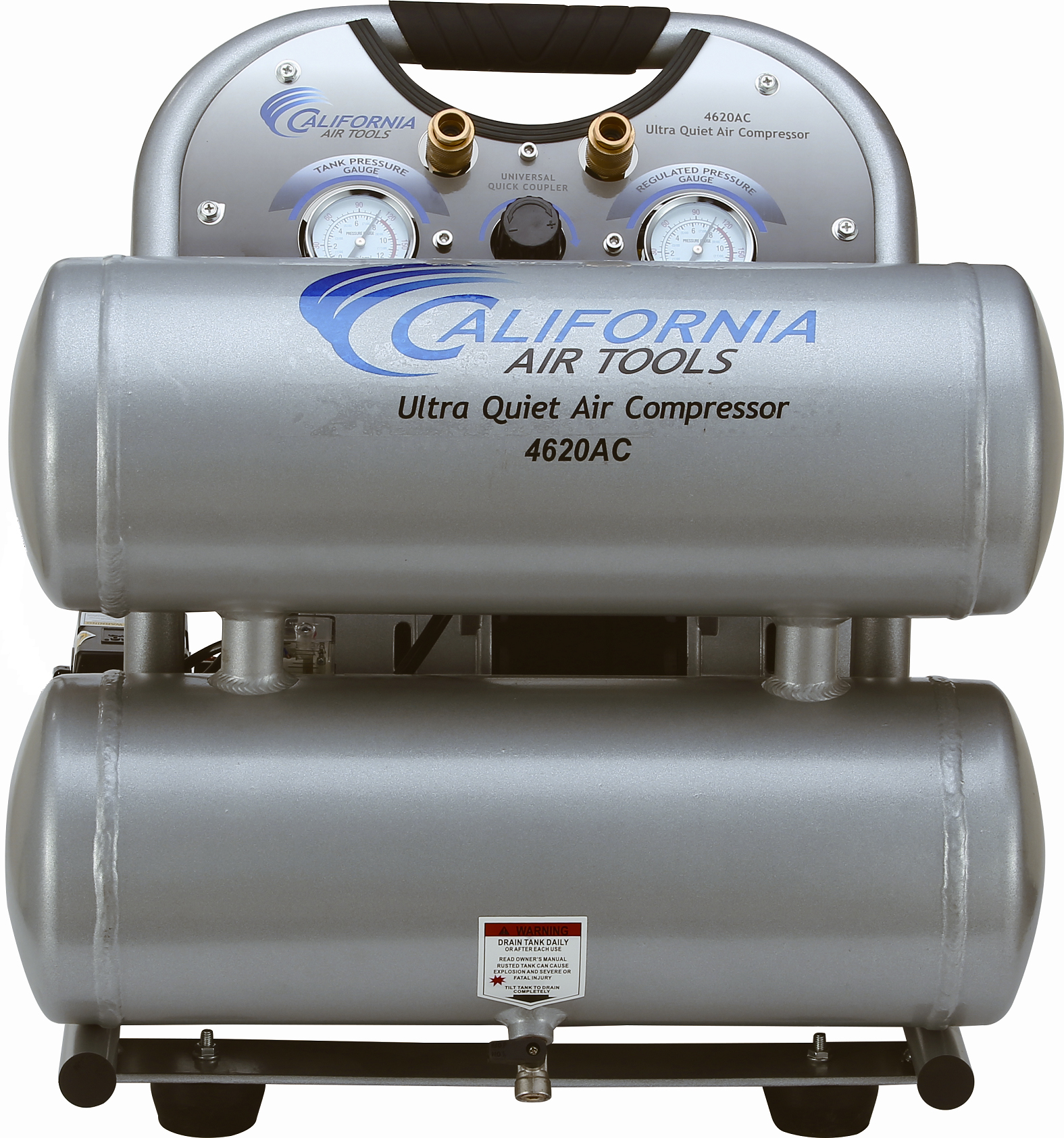 CALIFORNIA AIR TOOLS 4620AC Powerful 2.0 Hp Ultra Quiet & Oil-Free Air Compressor 7