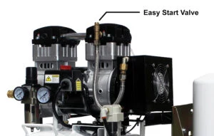 CALIFORNIA AIR TOOLS 10020HDSMADC Powerful 2.0 Hp SMART Ultra Quiet & Oil-Free 10 Gallon Air Compressor with 98% Air Dryer and Automatic Drain Valve