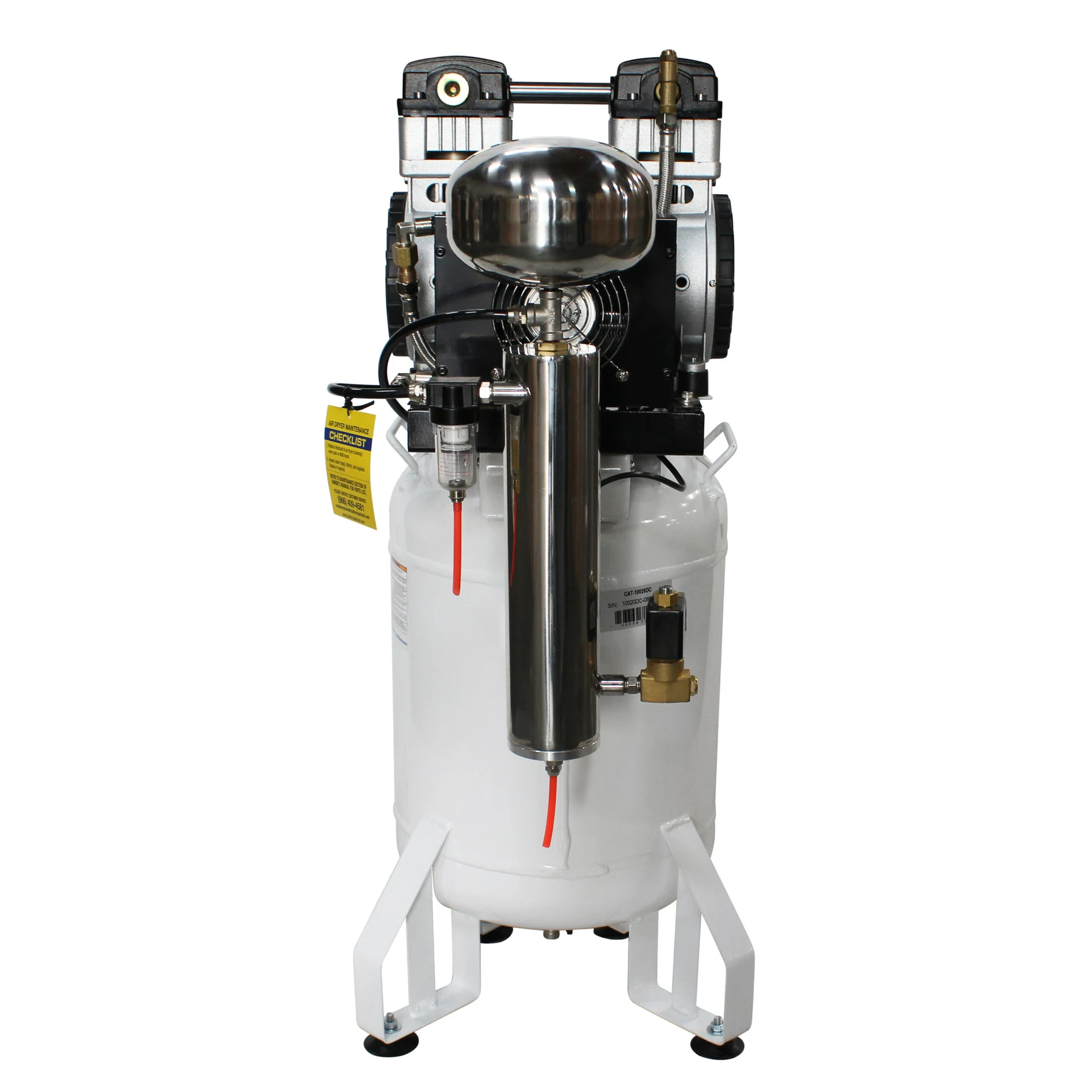 CALIFORNIA AIR TOOLS 10020DC 2.0 Hp Ultra Quiet Oil-Free 10 Gallon Air Compressor with 80% Air Dryer 110v 60hz 9