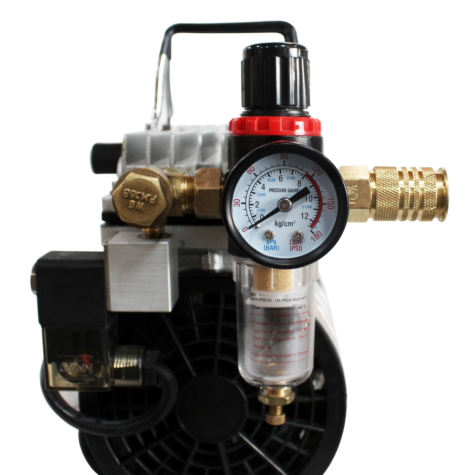 CALIFORNIA AIR TOOLS 10TL Ultra Quiet 1.0 Hp, Oil-Free, Lightweight Tankless Air Compressor 13