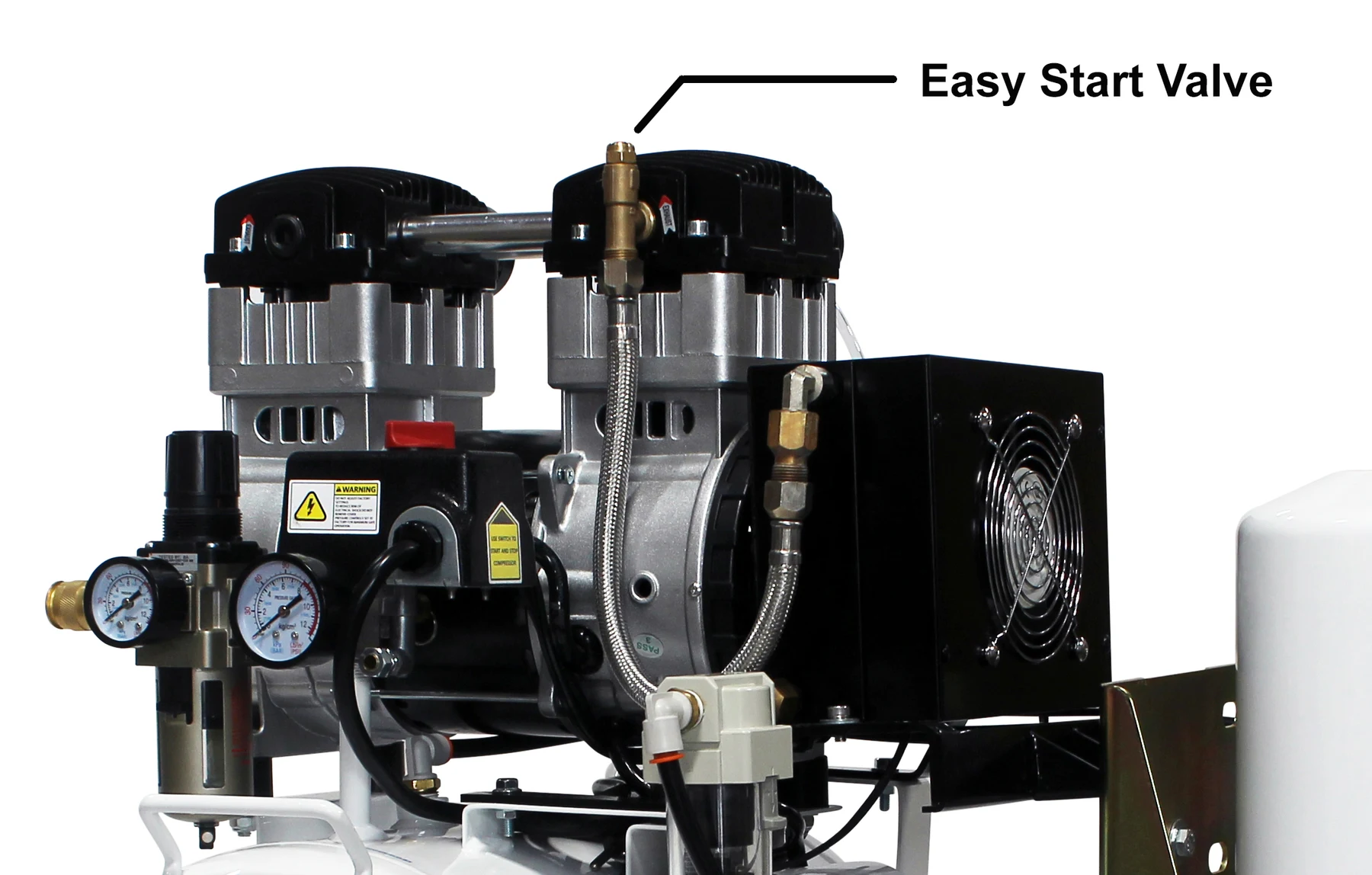 CALIFORNIA AIR TOOLS 20040DSMADC Powerful 4.0 Hp SMART Ultra Quiet & Oil-Free 20 Gallon Air Compressor with 98% Air Dryer and Automatic Drain Valve 15