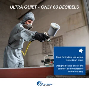 CALIFORNIA AIR TOOLS 2010A 4-PACK Bundle of Ultra Quiet, Oil-Free, 1.0 Hp 2 Gallon Air Compressors