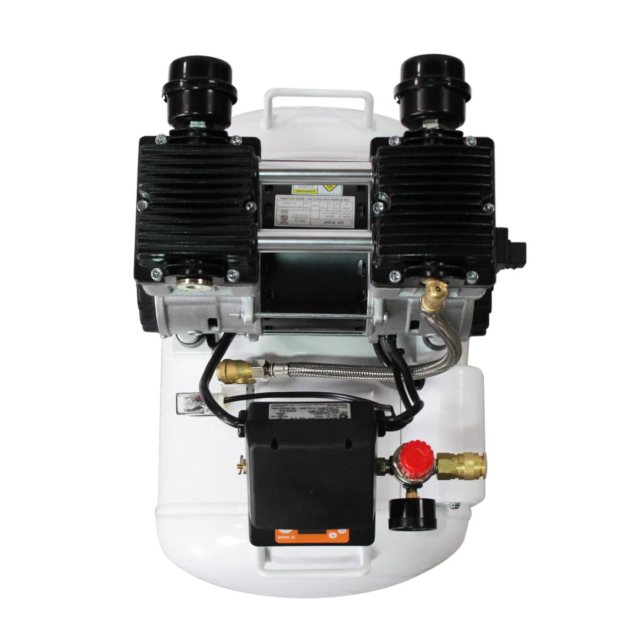 CALIFORNIA AIR TOOLS 10020SMHAD Powerful 2.0 Hp SMART Ultra Quiet & Oil-Free 10 Gallon Air Compressor with Automatic Drain Valve 15