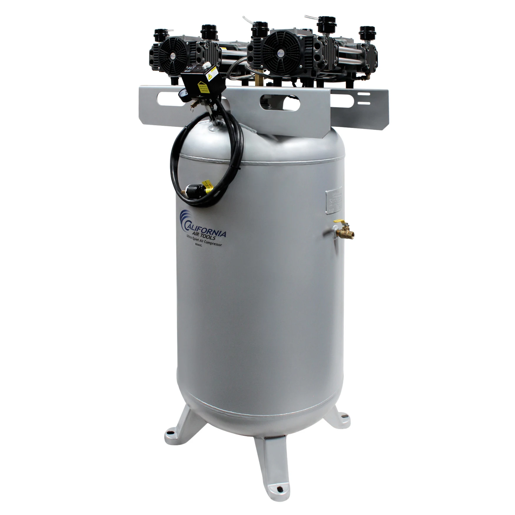 CALIFORNIA AIR TOOLS 80060C Powerful 6.0 Hp Ultra Quiet & Oil-Free 80 Gallon Stationary Air Compressor 24