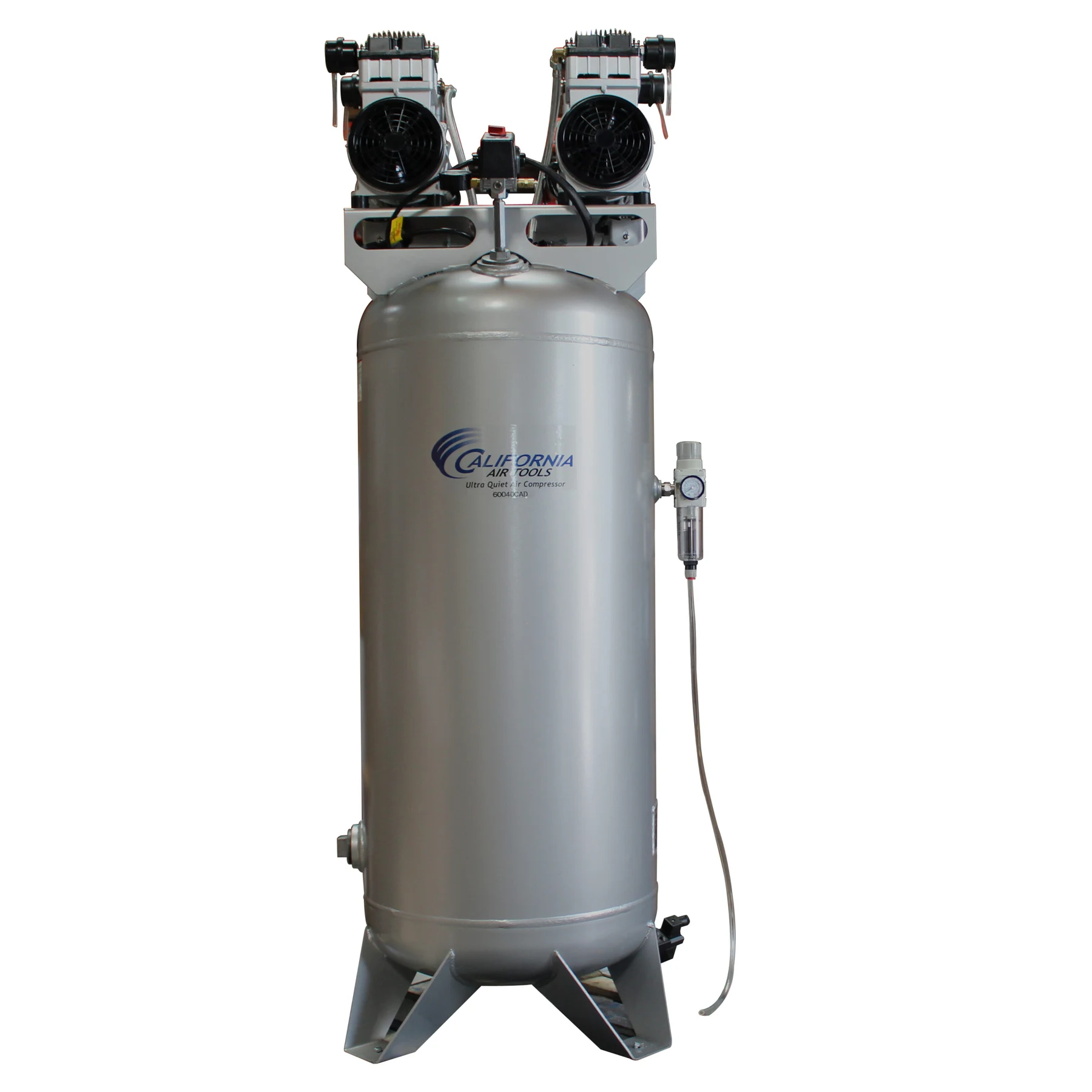 CALIFORNIA AIR TOOLS 60040CAD Powerful 4.0 Hp Ultra Quiet & Oil-Free 60 Gallon ASME Stationary Air Compressor with Automatic Drain Valve 21