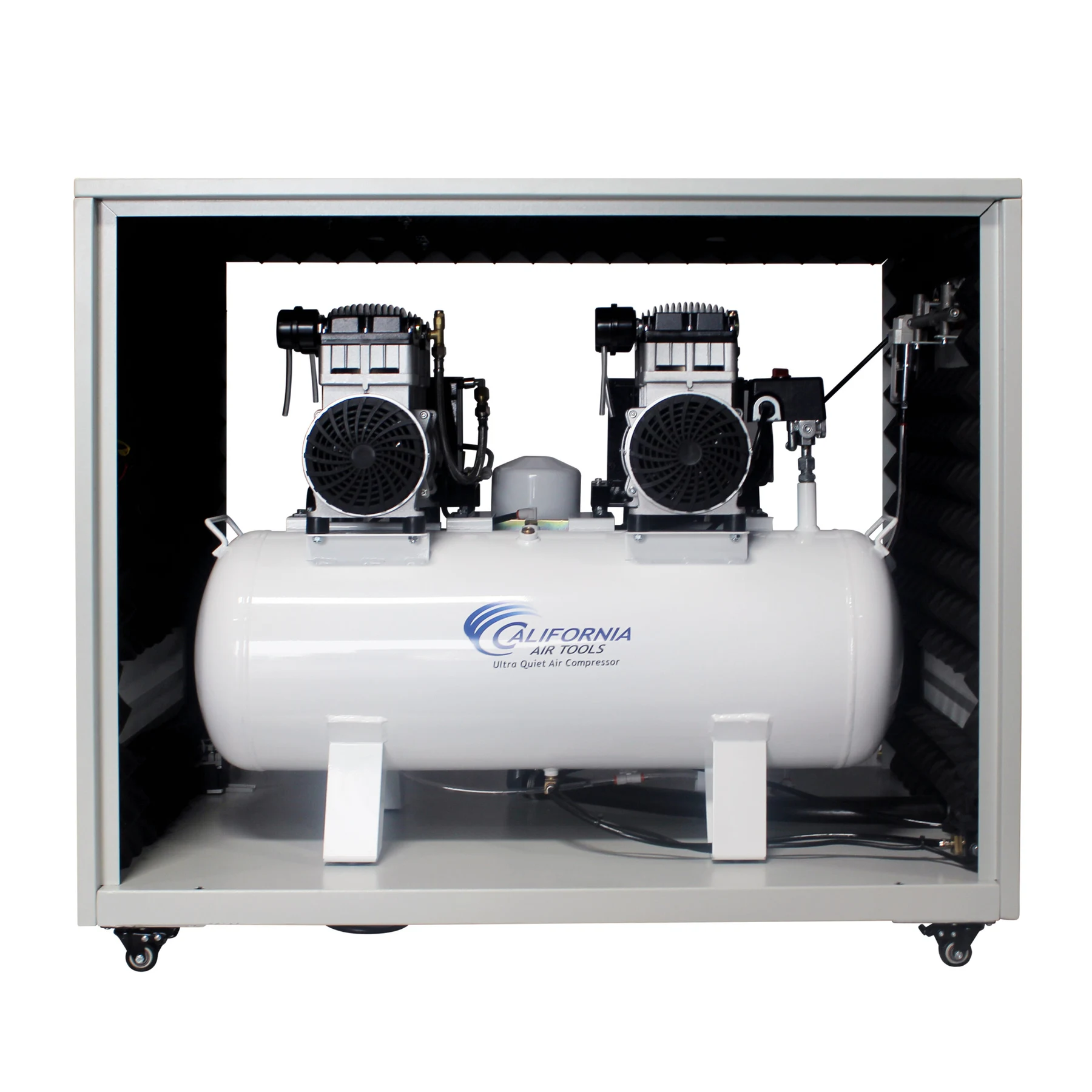 CALIFORNIA AIR TOOLS 20040DSPCADC Powerful 4.0 Hp Ultra Quiet & Oil-Free Air Compressor with 98% Air Drying System and Automatic Drain in a Soundproof Cabinet 11