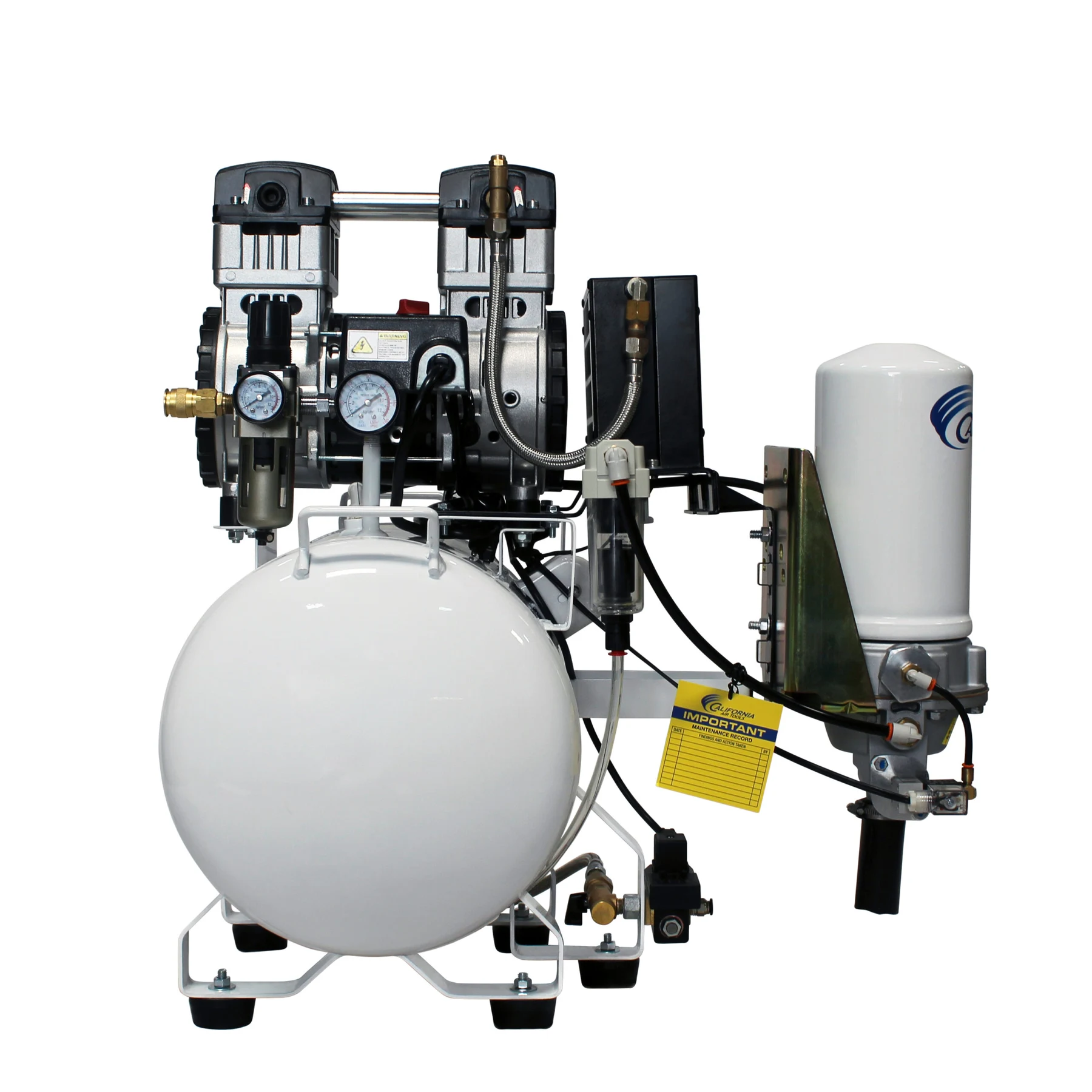 CALIFORNIA AIR TOOLS 10020HDCADC-22060 Powerful 2.0 Hp Ultra Quiet, Ultra Dry & Oil-Free 10 Gallon Air Compressor with 98% Air Drying System and Automatic Drain Valve 18