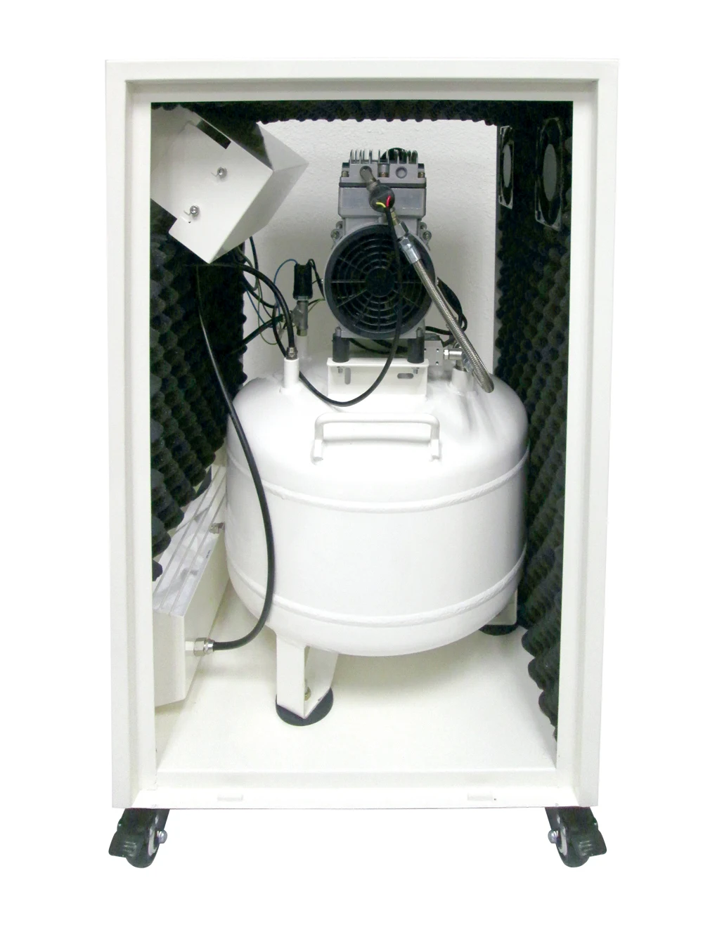 CALIFORNIA AIR TOOLS 8010SPC 1.0 Hp Ultra Quiet & Oil-Free Air Compressor with Sound Proof Cabinet 6