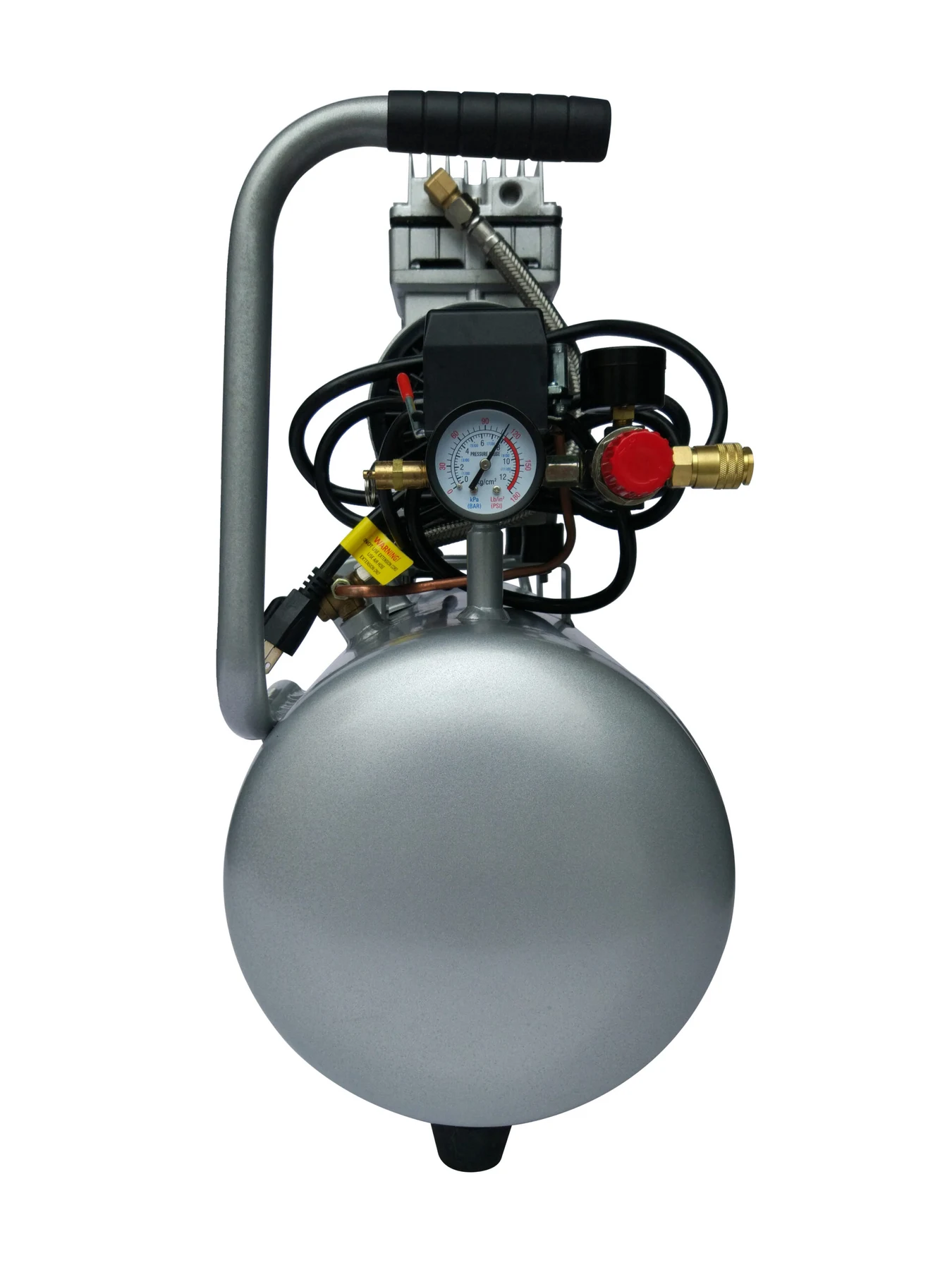 CALIFORNIA AIR TOOLS 8010A Ultra Quiet 1.0 Hp, Oil-Free, Lightweight Aluminum 8-Gallon Air Compressor 14