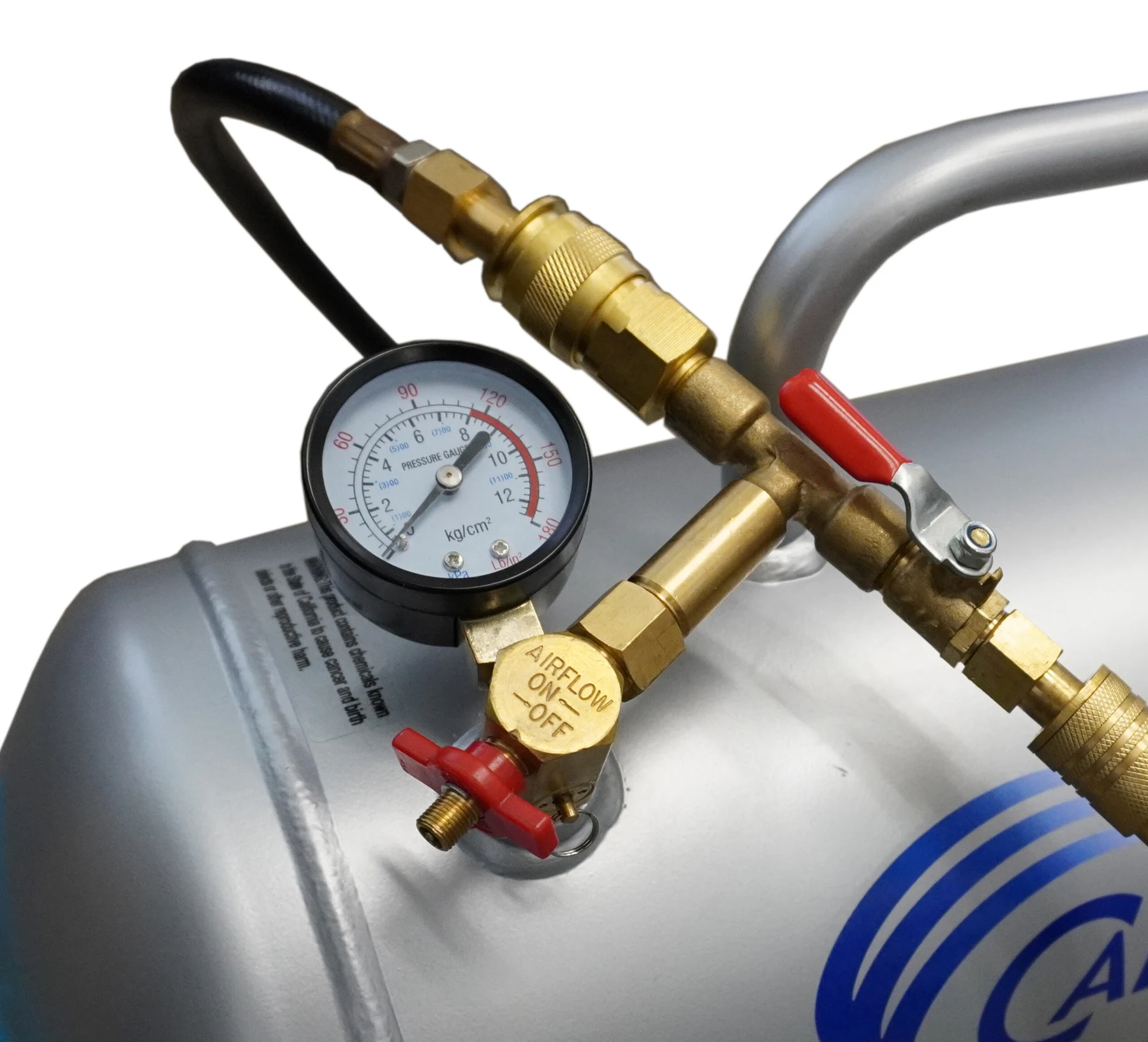 CALIFORNIA AIR TOOLS AUX05S 5.0 Gallon Steel Portable Auxiliary Air Tank 10