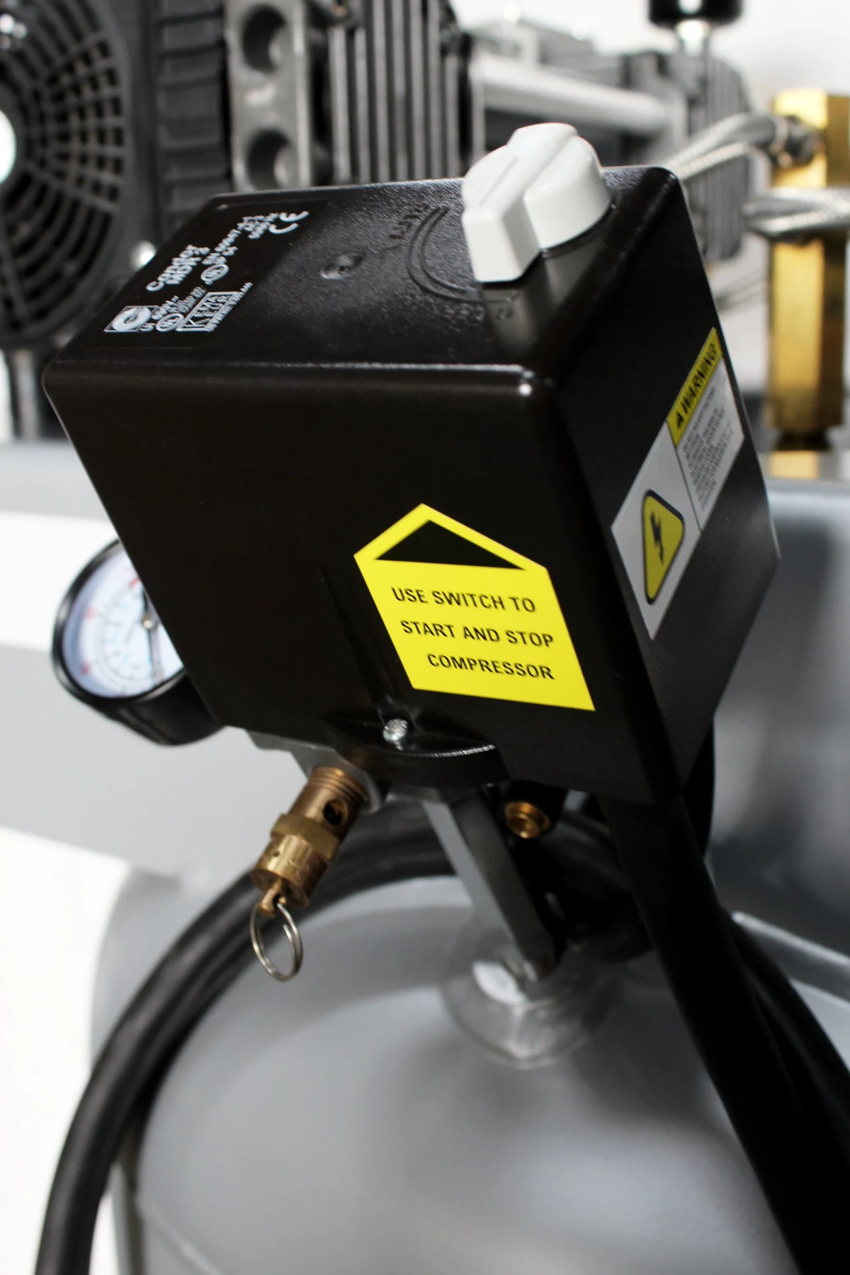 CALIFORNIA AIR TOOLS 80060C Powerful 6.0 Hp Ultra Quiet & Oil-Free 80 Gallon Stationary Air Compressor 13