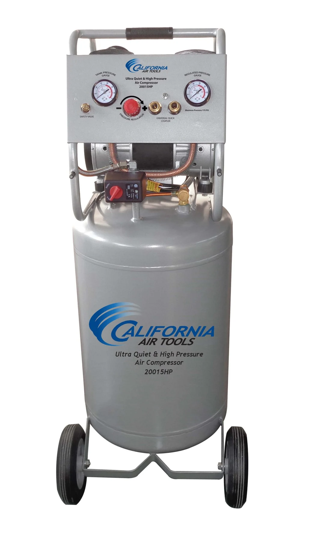 CALIFORNIA AIR TOOLS 20015HPAD Ultra Quiet, Oil-Free and High Pressure Air Compressor with Auto Drain 15