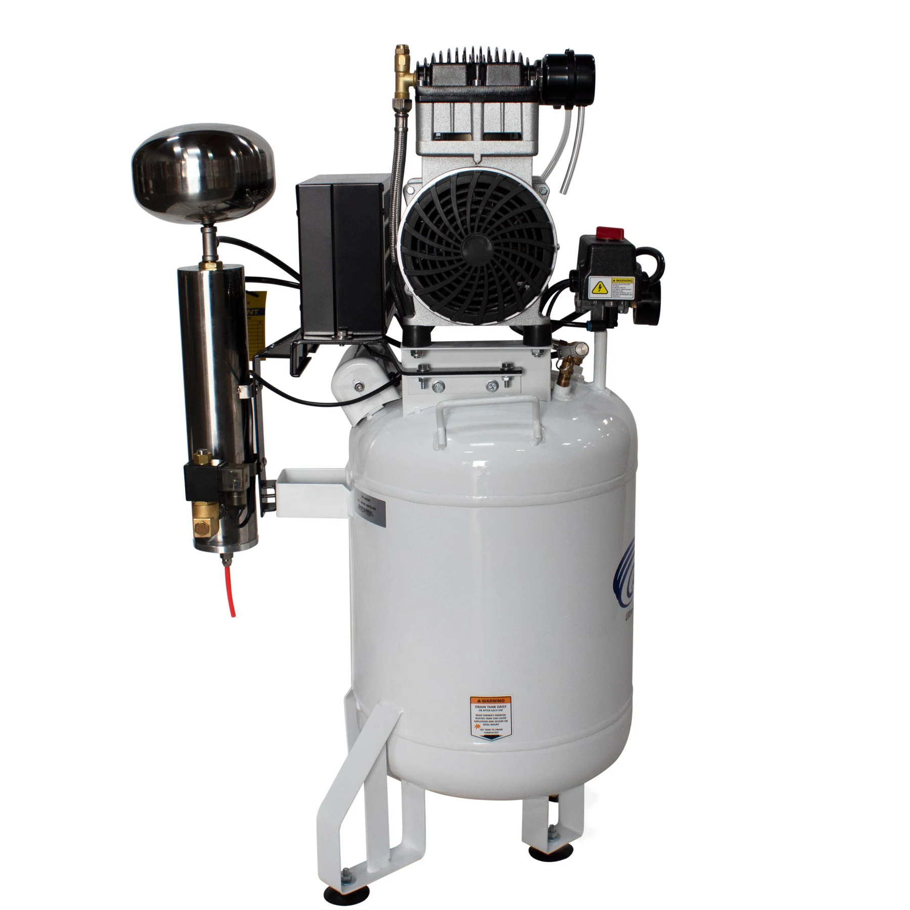 CALIFORNIA AIR TOOLS 10020DC 2.0 Hp Ultra Quiet Oil-Free 10 Gallon Air Compressor with 80% Air Dryer 110v 60hz 19