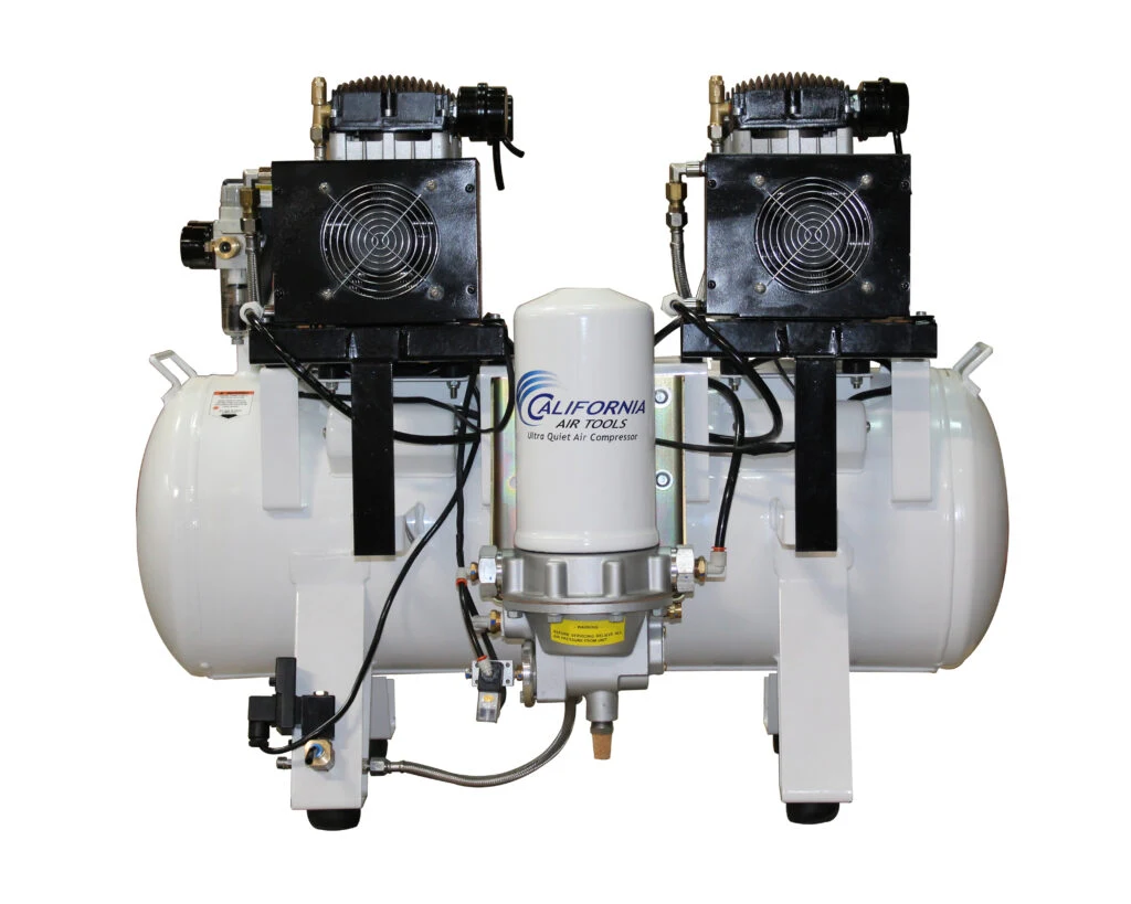 CALIFORNIA AIR TOOLS 20040DCADC Powerful 4.0 Hp Ultra Quiet, Ultra Dry & Oil-Free 20 Gallon Air Compressor with 98% Air Drying System and Automatic Drain Valve