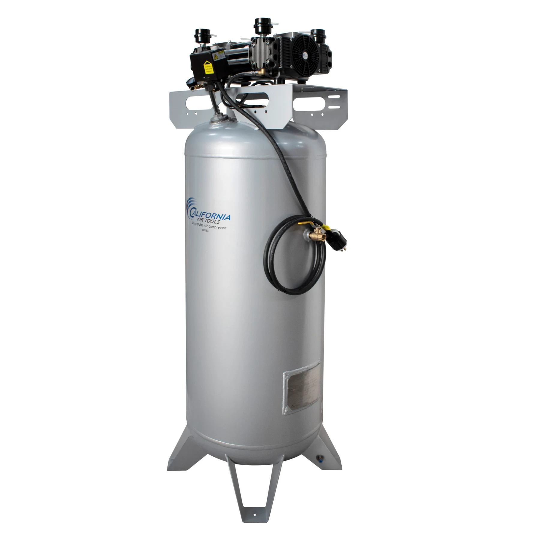 CALIFORNIA AIR TOOLS 60065C Powerful 6.5 Hp Ultra Quiet & Oil-Free 60 Gallon ASME Air Compressor 8