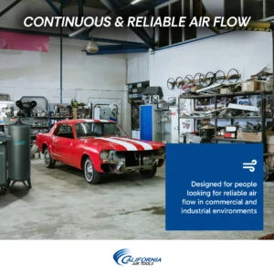 California Air Tools CALAIR 80050BD 80 Gal 5.0 hp One-Stage Oil-Lubricated Belt Driven Air Compressor