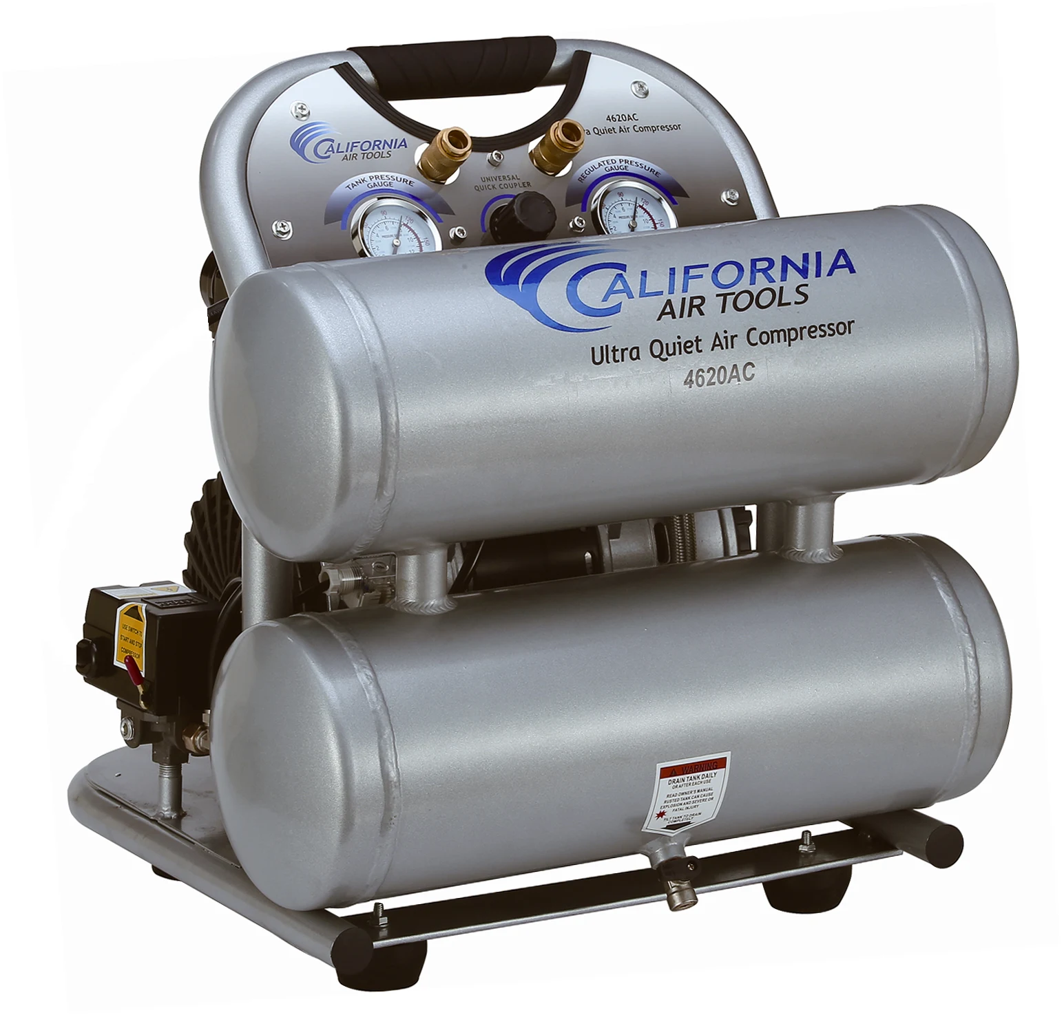 CALIFORNIA AIR TOOLS 4620AC-22060 Powerful 2.0 Hp Ultra Quiet & Oil-Free Air Compressor 15
