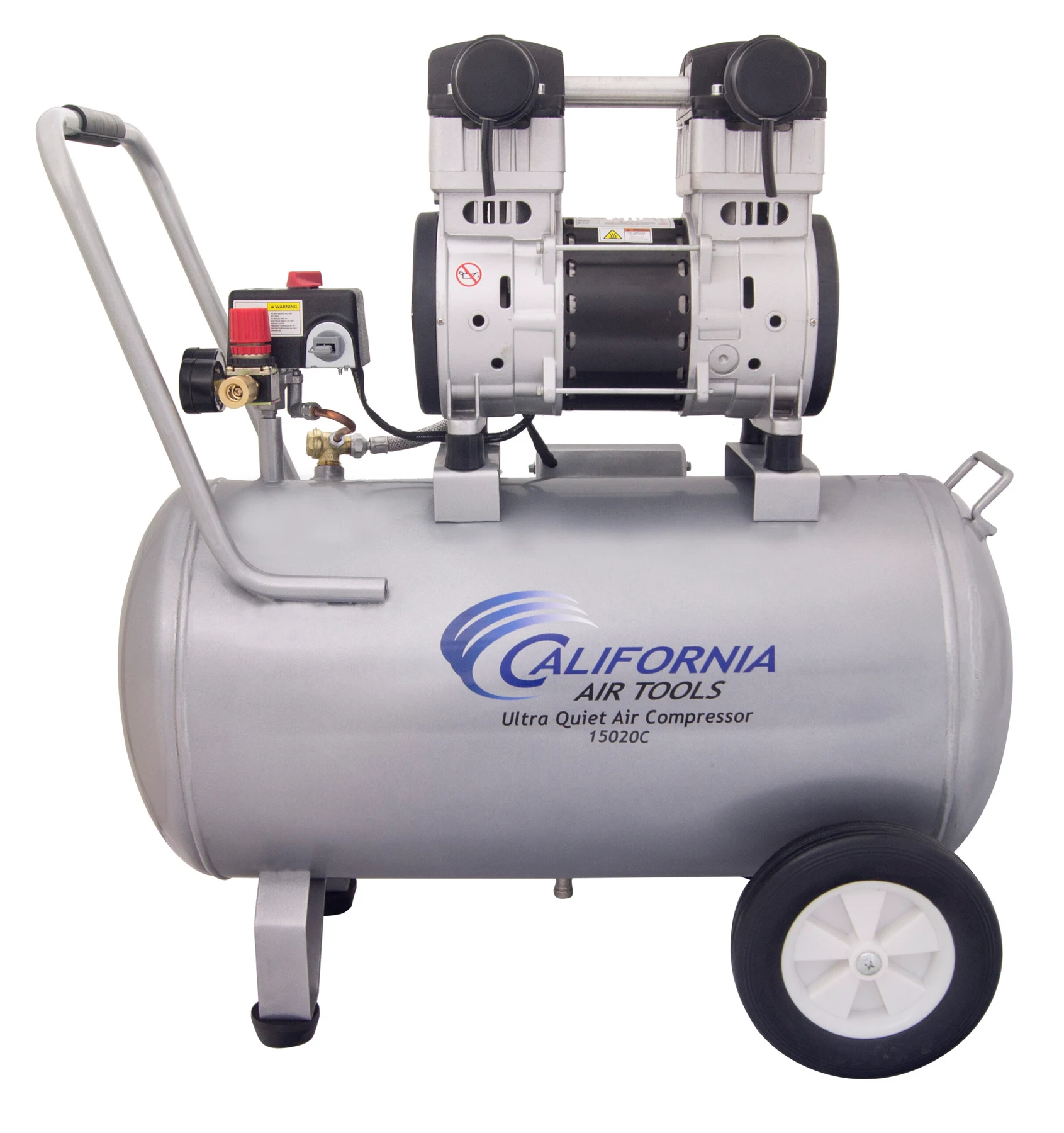 CALIFORNIA AIR TOOLS 15020C Ultra Quiet, Oil-Free and Powerful 2.0 Hp 15-Gallon Air Compressor 11