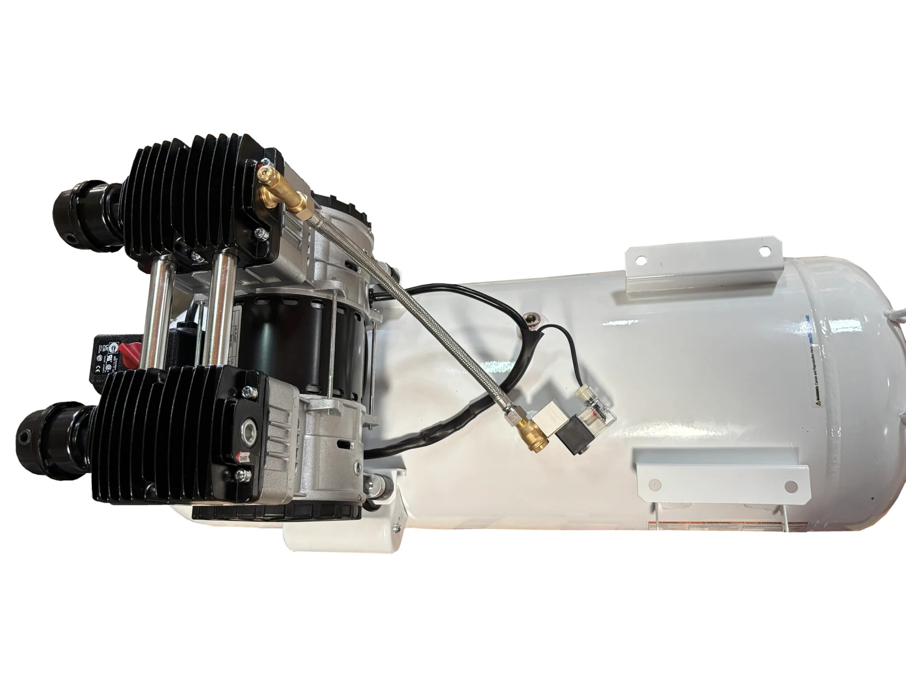 CALIFORNIA AIR TOOLS 20020CTR-22060 Ultra Quiet 70 dB, Powerful 2.0 Hp 20-Gallon Horizontal Oil-Free Air Compressor (220v 60hz) 14