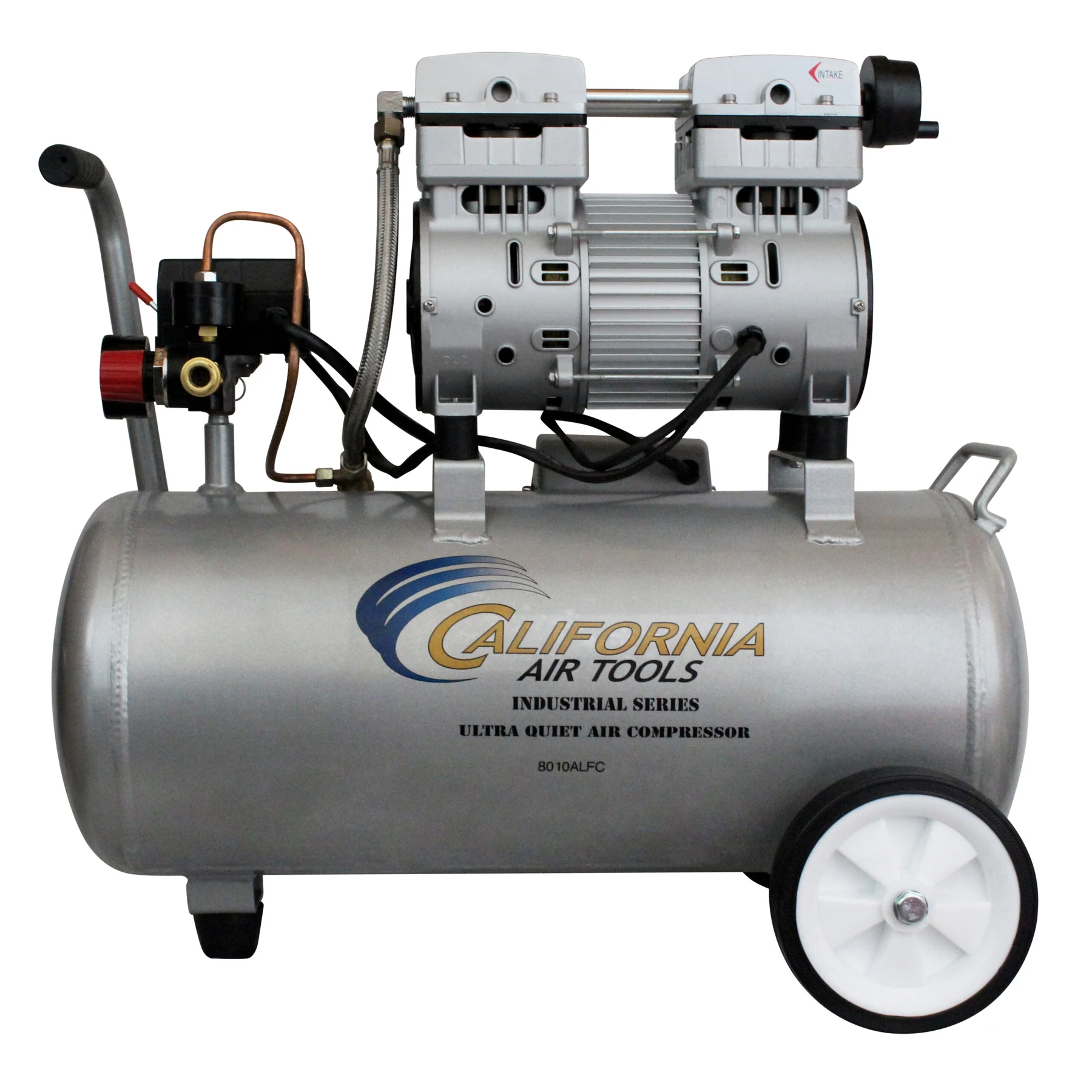 CALIFORNIA AIR TOOLS 8010ALFC Ultra Quiet 1.0 Hp, Oil-Free, Lightweight Aluminum 8-Gallon Air Compressor (Industrial Series) 13