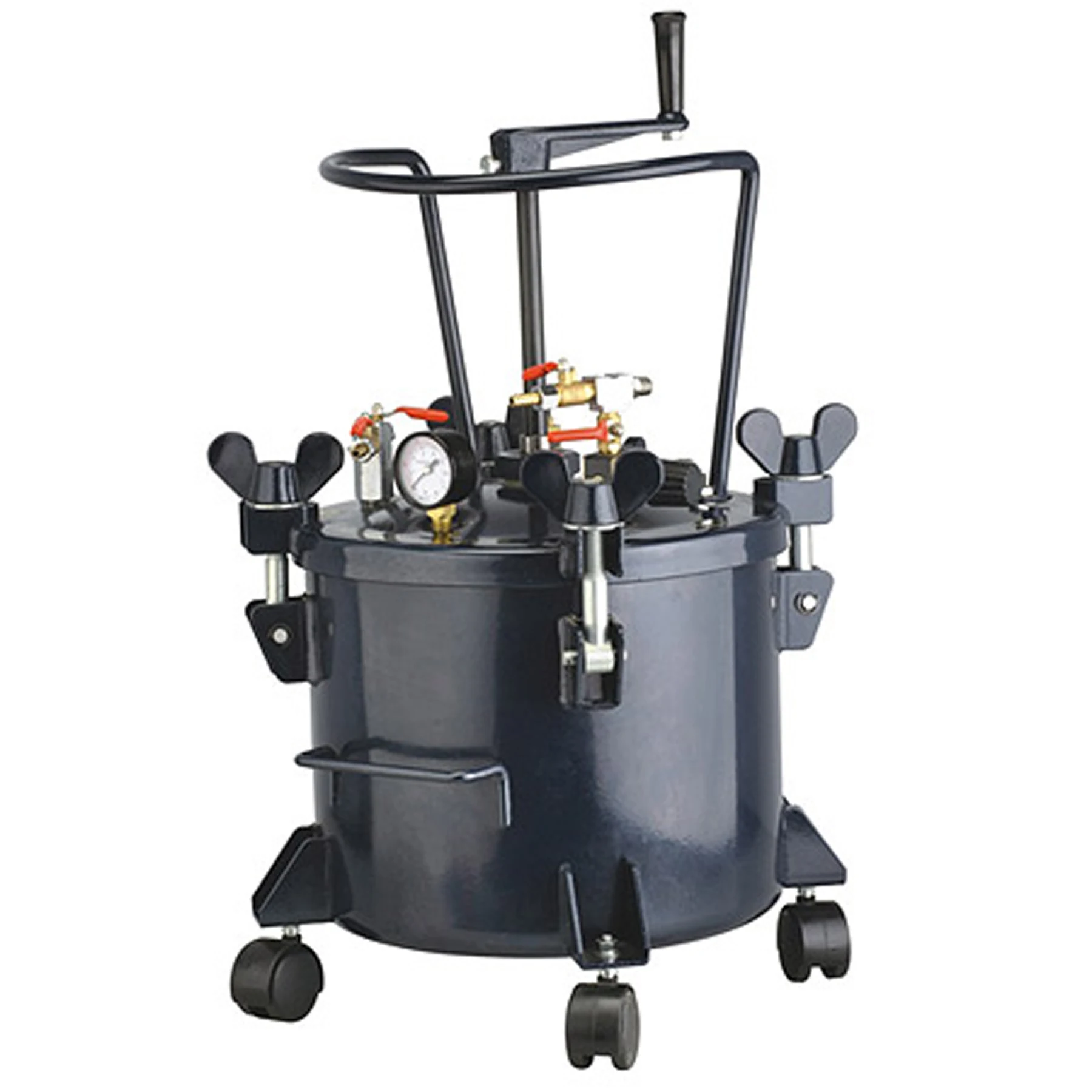 CALIFORNIA AIR TOOLS 365 – 5 Gallon Pressure Pot with HVLP Gun & Hose Kit 5