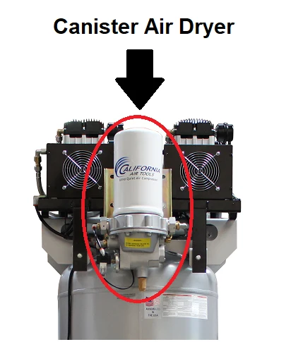 CALIFORNIA AIR TOOLS 60040DCADC Powerful 4.0 Hp Ultra Quiet, Ultra Dry & Oil-Free Air Compressor with 98% Drying System and Automatic Drain Valve 23