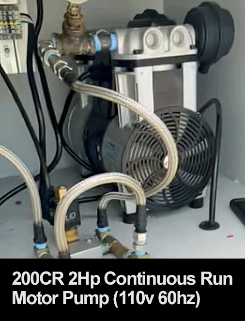 CALIFORNIA AIR TOOLS 200CR Continuous Run Ultra Quiet Oil-Free 2.0 Hp Motor/Pump (100% Duty Cycle) 15