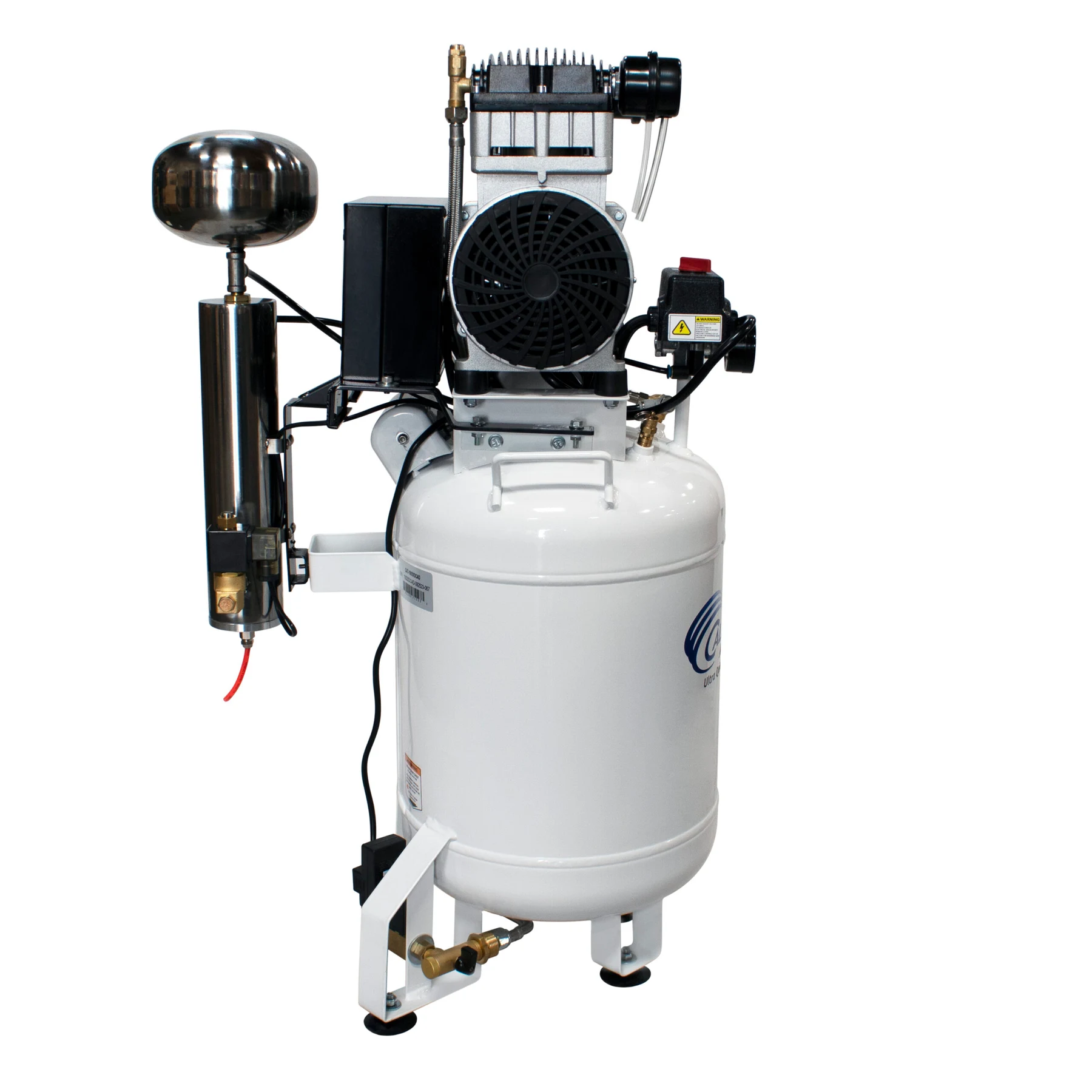 CALIFORNIA AIR TOOLS 10020DCAD-22060 2.0 Hp Ultra Quiet Oil-Free 10-Gallon Air Compressor with 80% Air Dryer and Auto Drain 220v 60hz 21