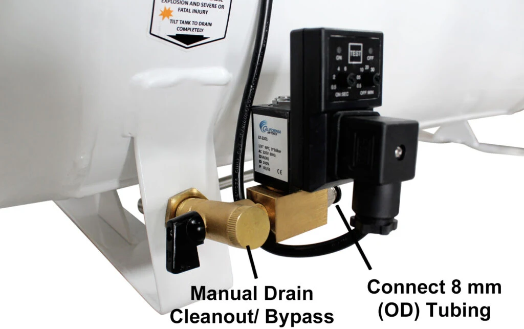 CALIFORNIA AIR TOOLS 10020CHAD-22060 Powerful 2.0 Hp Ultra Quiet, Oil-Free 10 Gallon Air Compressor with Automatic Drain Valve (220v 60hz)