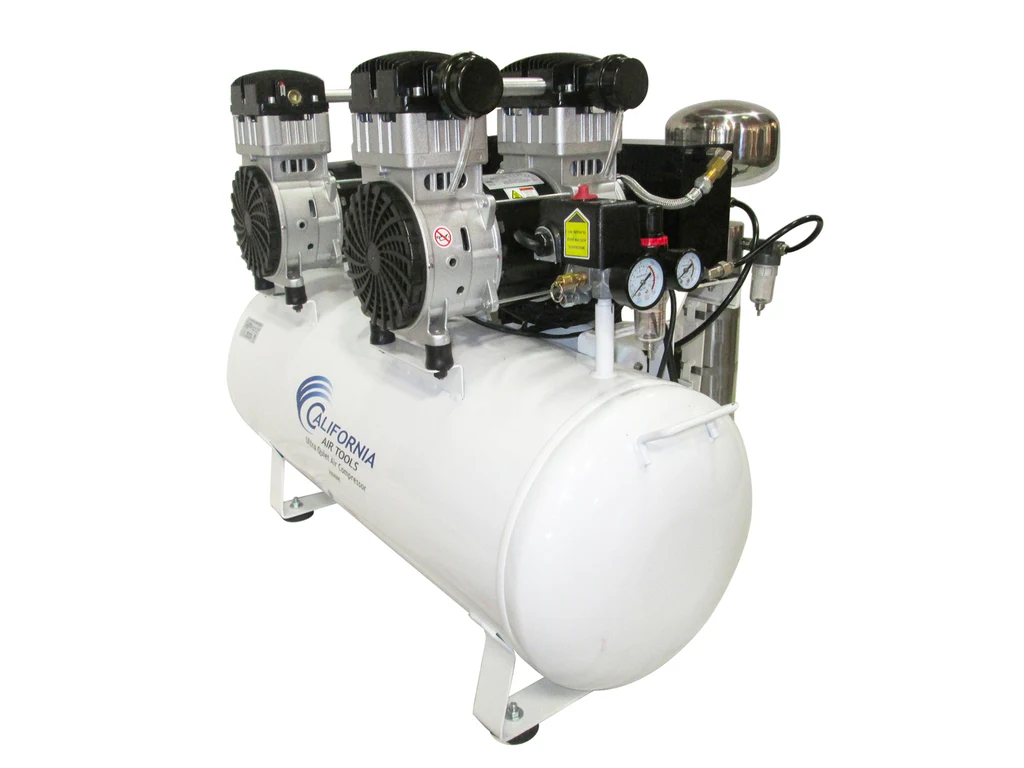 CALIFORNIA AIR TOOLS 20040DCAD Powerful 4.0 Hp Ultra Quiet & Oil-Free 20 Gallon Air Compressor with 80% Air Drying System and Automatic Drain Valve 16