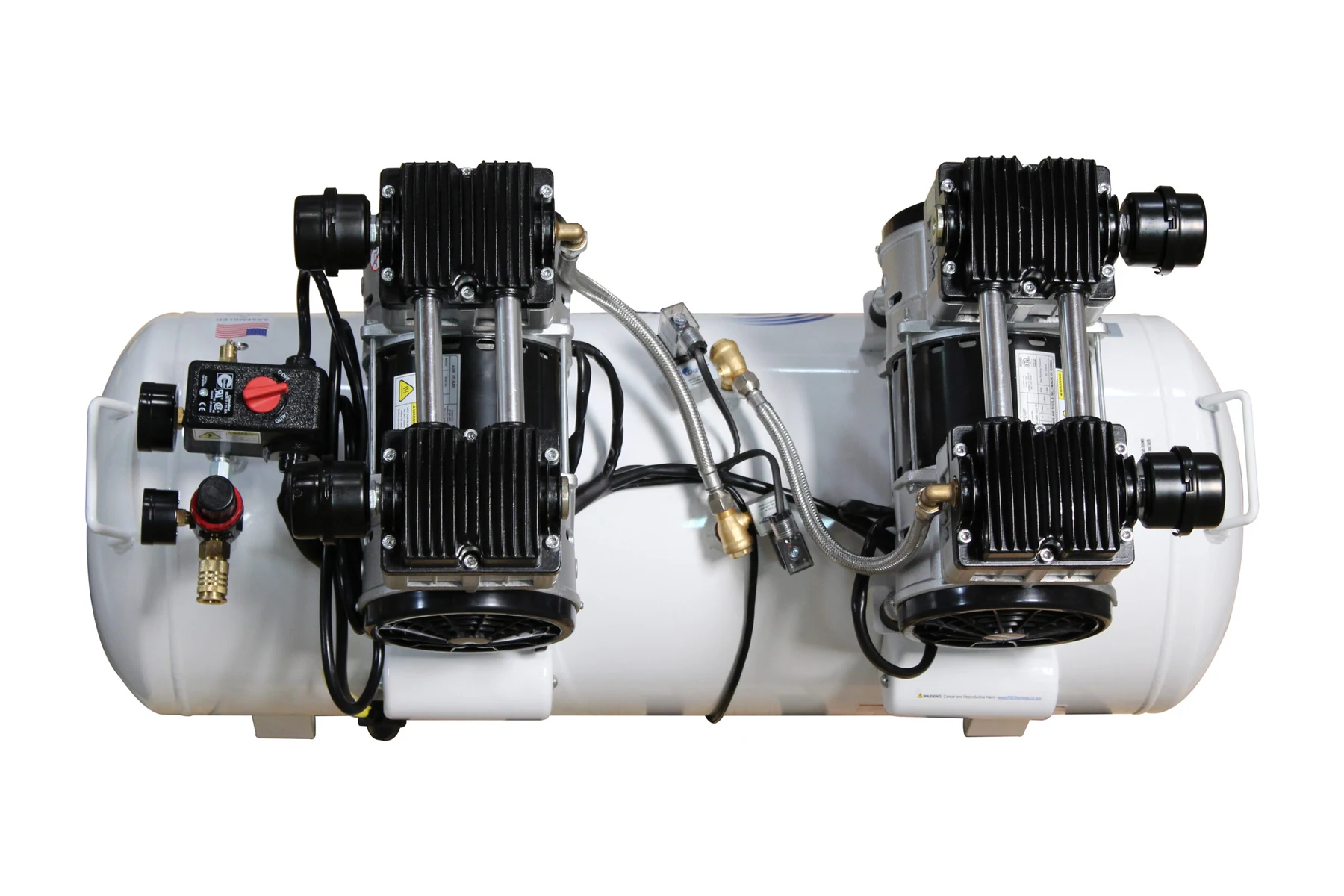 CALIFORNIA AIR TOOLS 20040CAD Powerful 4.0 Hp Ultra Quiet & Oil-Free 20 Gallon Air Compressor , with Automatic Drain Valve 16