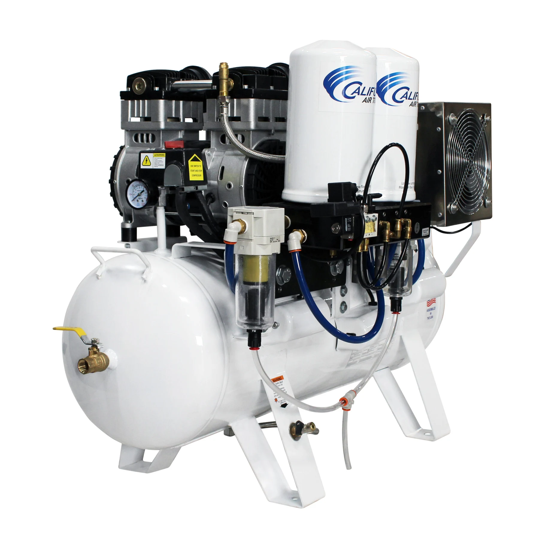 CALIFORNIA AIR TOOLS 20060DCC Powerful 6.0 Hp Ultra Quiet, Ultra Dry & Oil-Free 20-Gallon Air Compressor with 98% Air Drying System 10