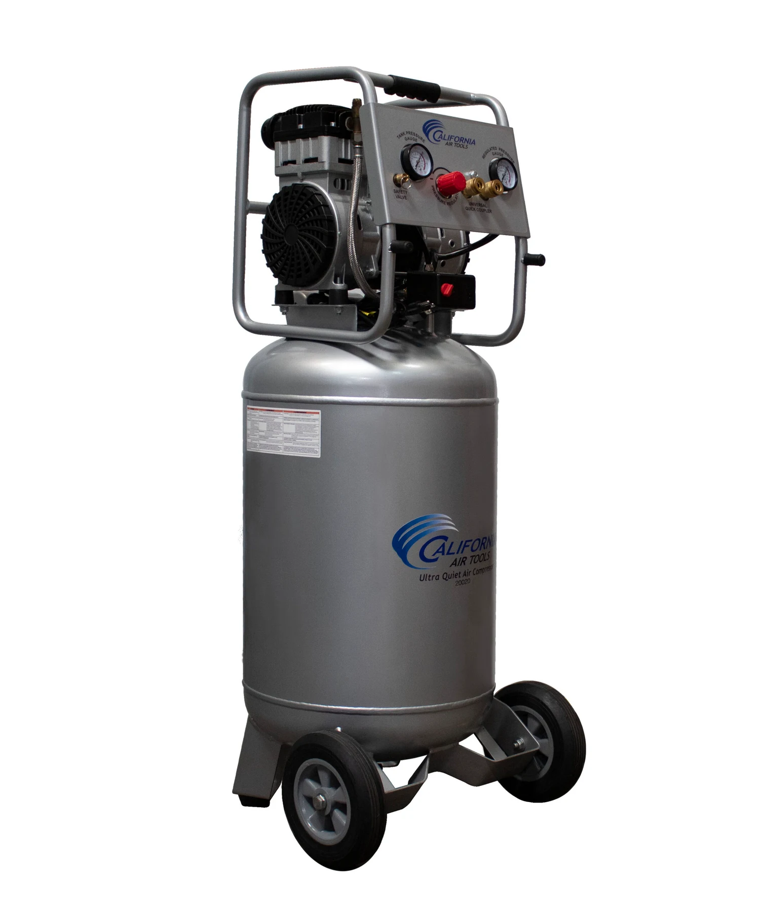 CALIFORNIA AIR TOOLS 20020AD Ultra Quiet, Oil-Free and Powerful 2.0 Hp Portable 20-Gallon Air Compressor 8