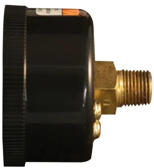 Big Pressure Gauge 2.0″ Diameter, Center Back Mount 1/4″ NPT 0-180 PSI, P/N 96006 2