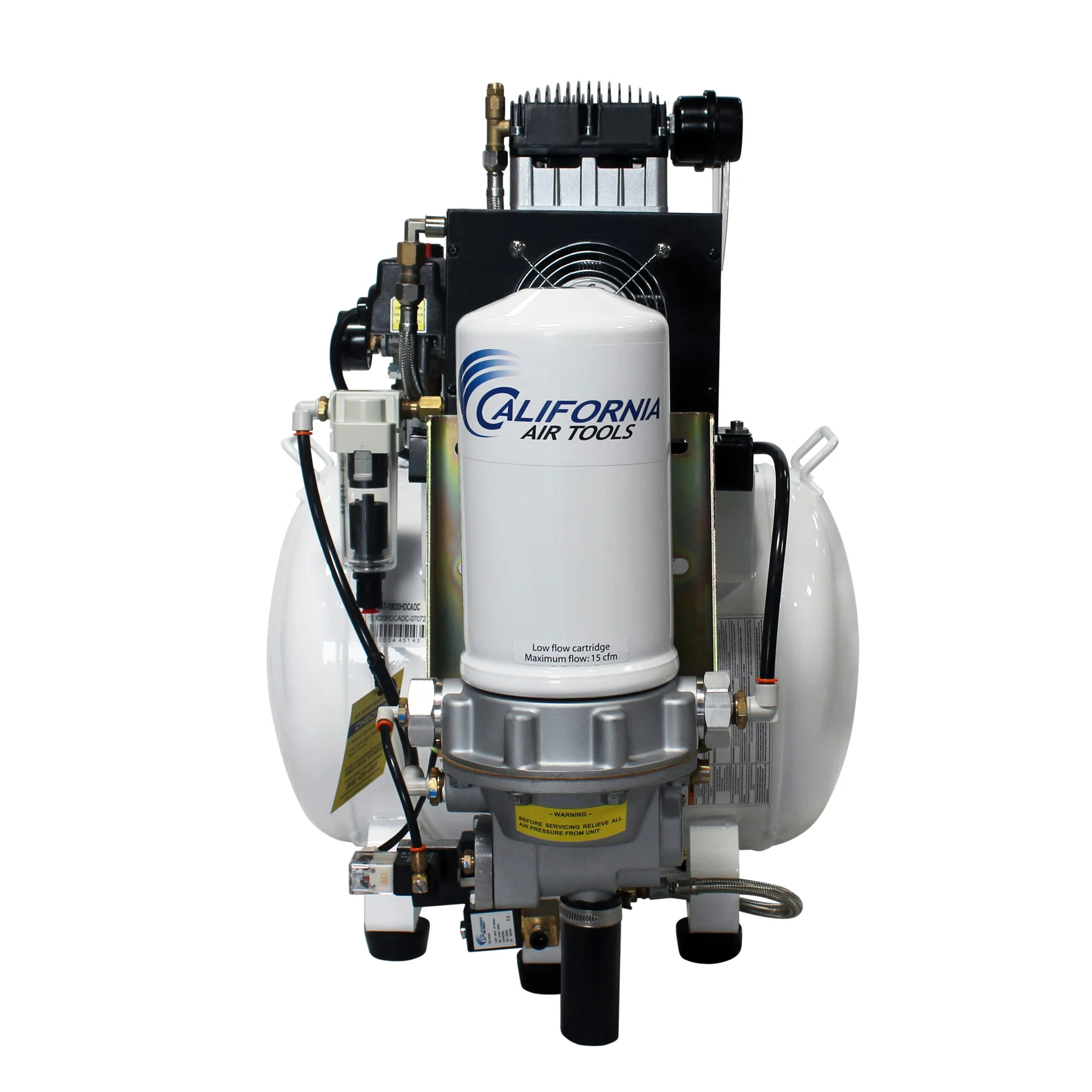 CALIFORNIA AIR TOOLS 10020HDCADC-22060 Powerful 2.0 Hp Ultra Quiet, Ultra Dry & Oil-Free 10 Gallon Air Compressor with 98% Air Drying System and Automatic Drain Valve 24