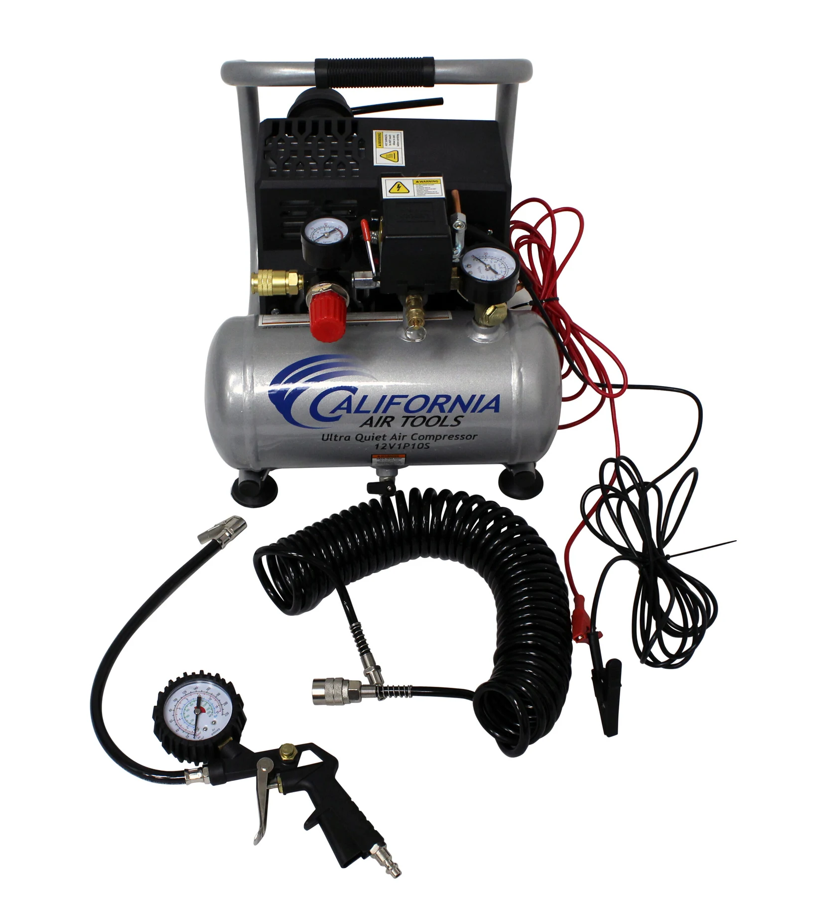 California Air Tools 12 Volt Light & Quiet 12V1P10S Portable Air Compressor 6