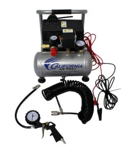 California Air Tools 12 Volt Light & Quiet 12V1P10S Portable Air Compressor