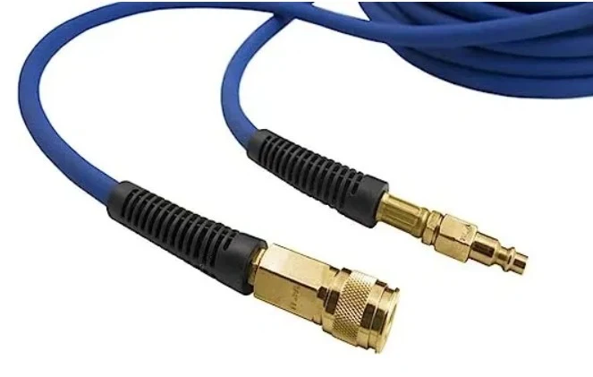California Air Tools Hybrider Flex 1/4in 25 Foot Industrial Air Hose w/fittings 7