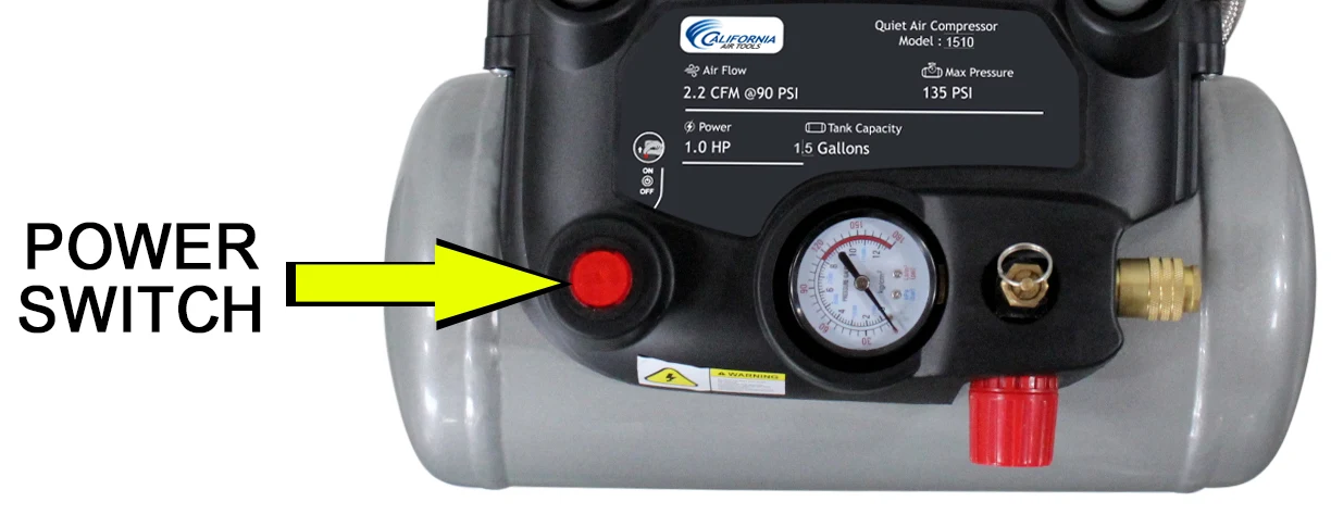 California Air Tools 1510 Quiet Air Compressor 5