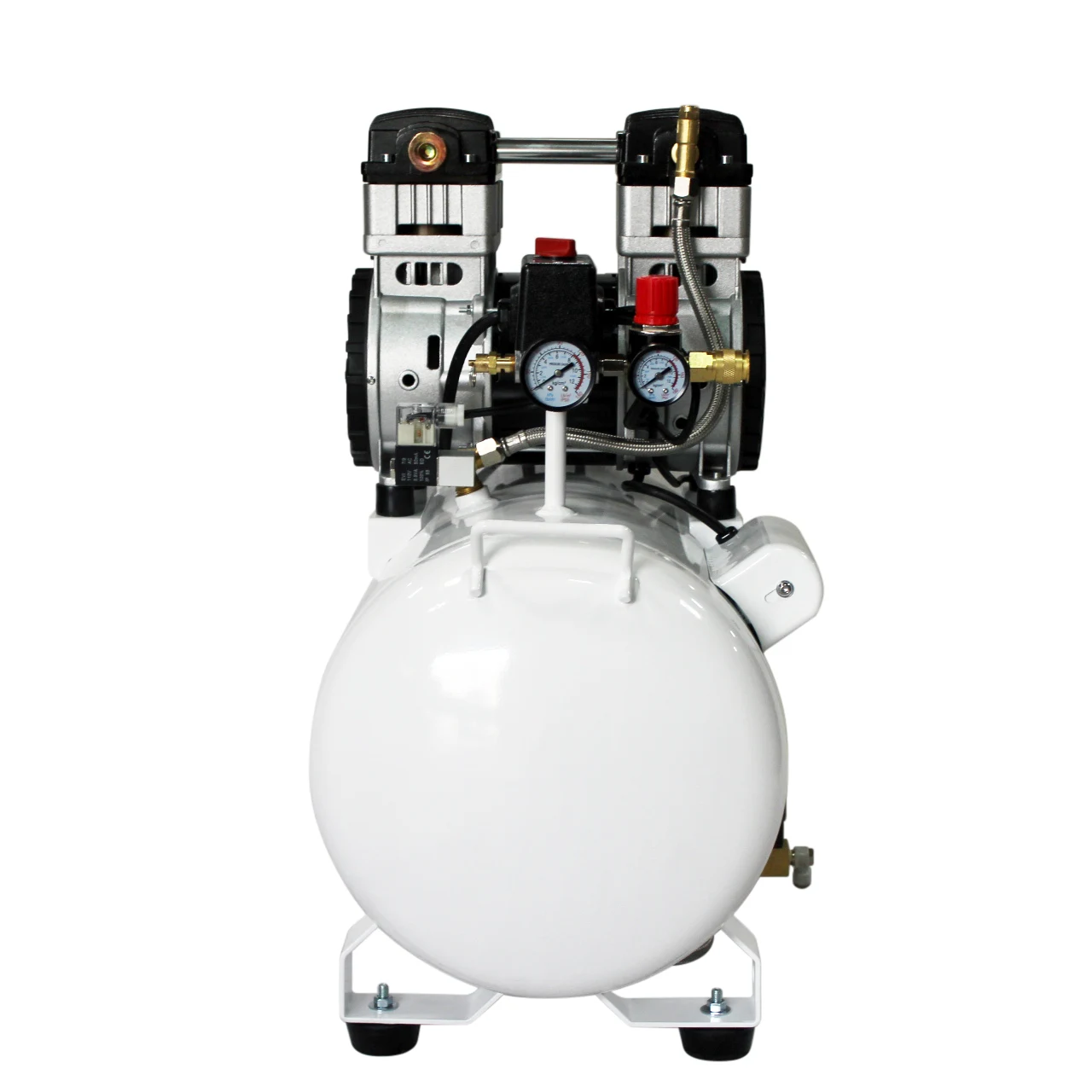 CALIFORNIA AIR TOOLS 10020CHAD Powerful 2.0 Hp Ultra Quiet, Oil-Free 10 Gallon Air Compressor with Automatic Drain Valve 16