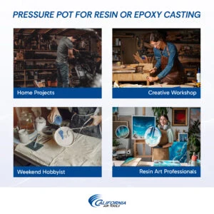 CALIFORNIA AIR TOOLS 365C 5 Gallon Pressure Pot for Resin Casting