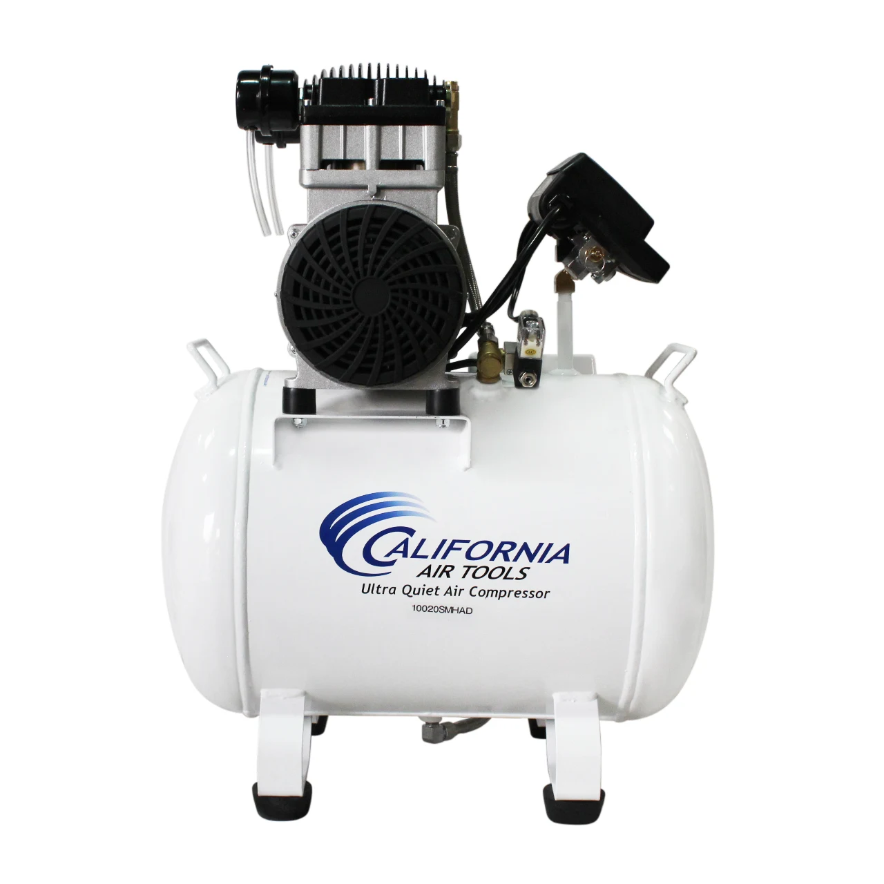 CALIFORNIA AIR TOOLS 10020SMHAD Powerful 2.0 Hp SMART Ultra Quiet & Oil-Free 10 Gallon Air Compressor with Automatic Drain Valve 17