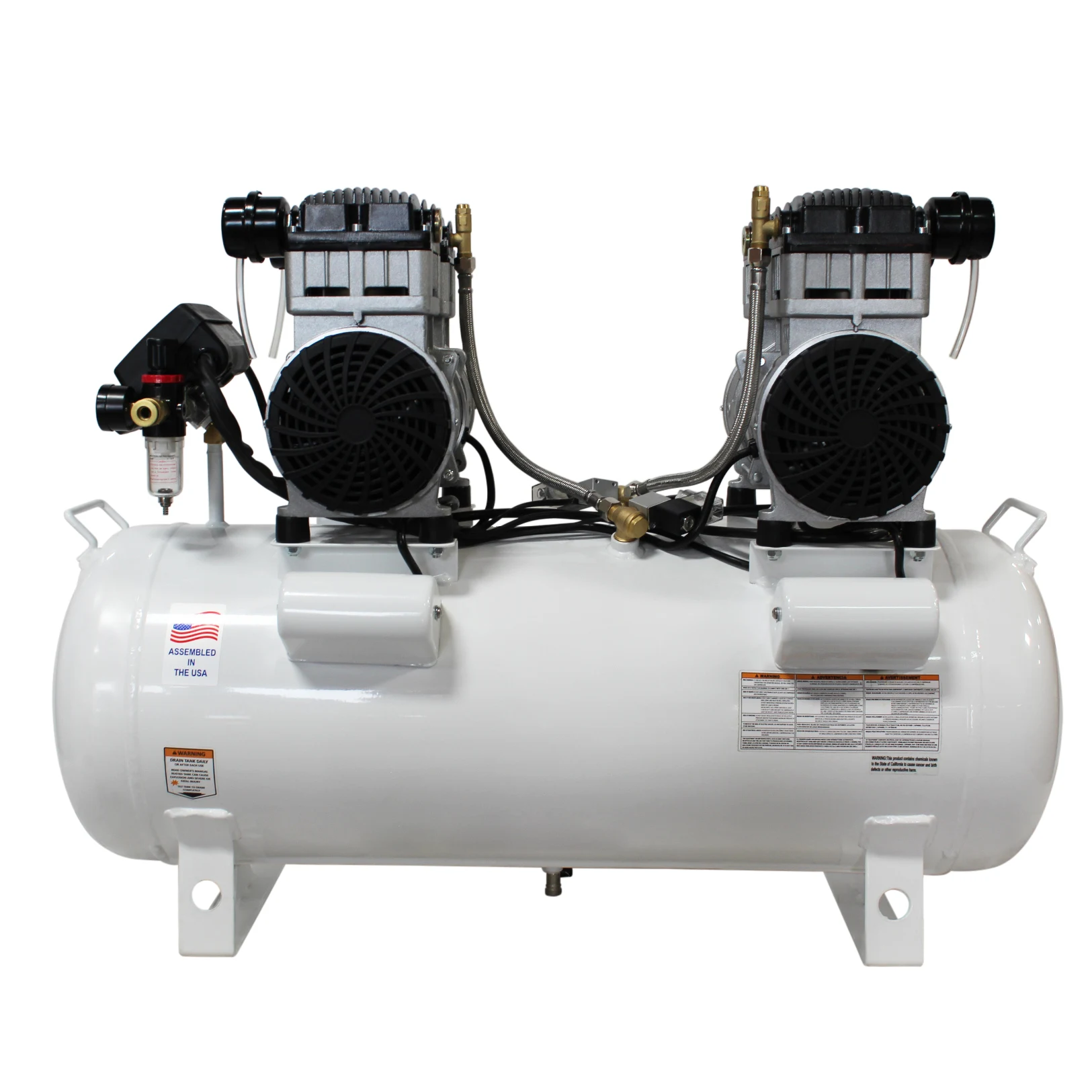 CALIFORNIA AIR TOOLS 20040SM Powerful 4.0 Hp SMART Ultra Quiet & Oil-Free 20 Gallon Air Compressor 13