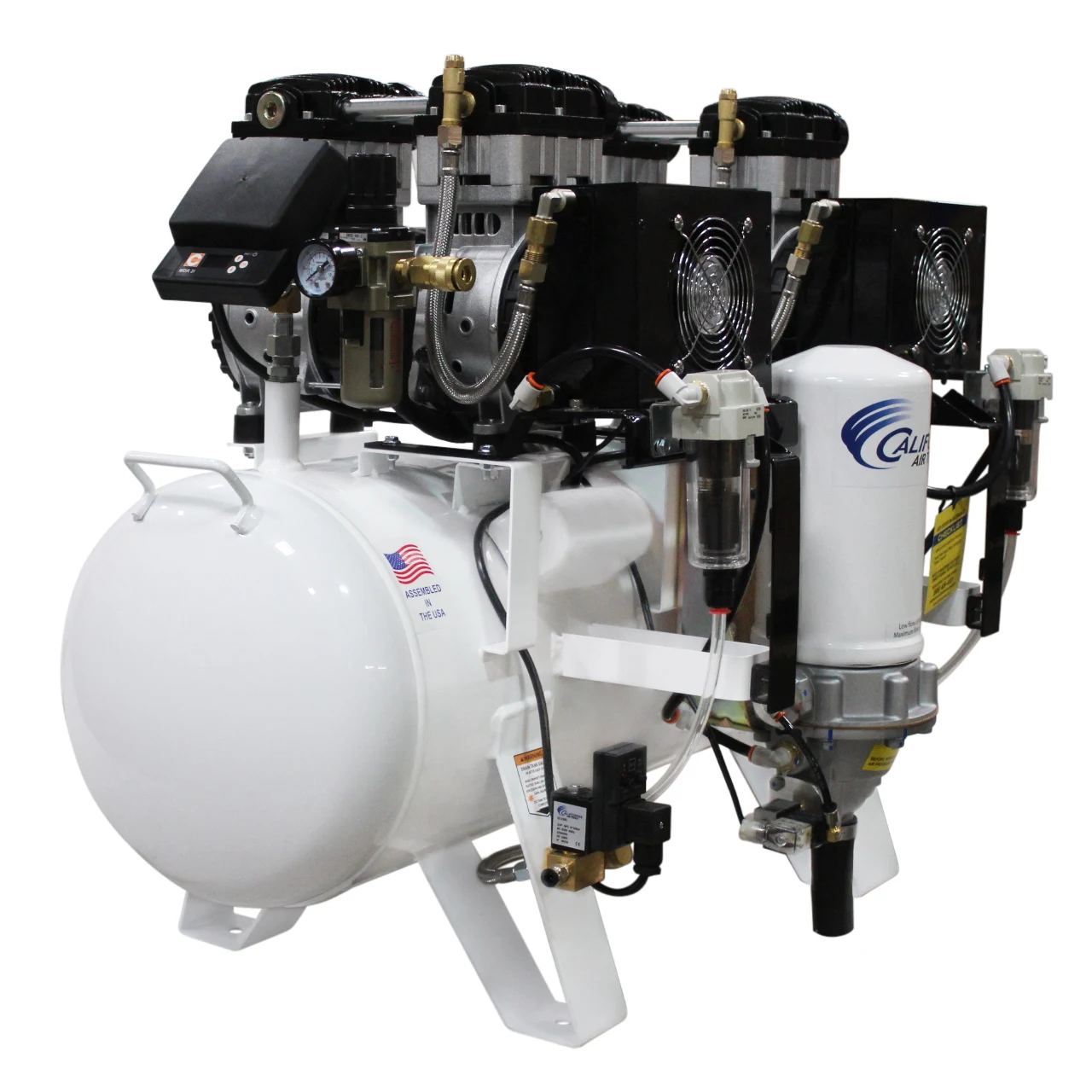 CALIFORNIA AIR TOOLS 20040DSMADC Powerful 4.0 Hp SMART Ultra Quiet & Oil-Free 20 Gallon Air Compressor with 98% Air Dryer and Automatic Drain Valve 26