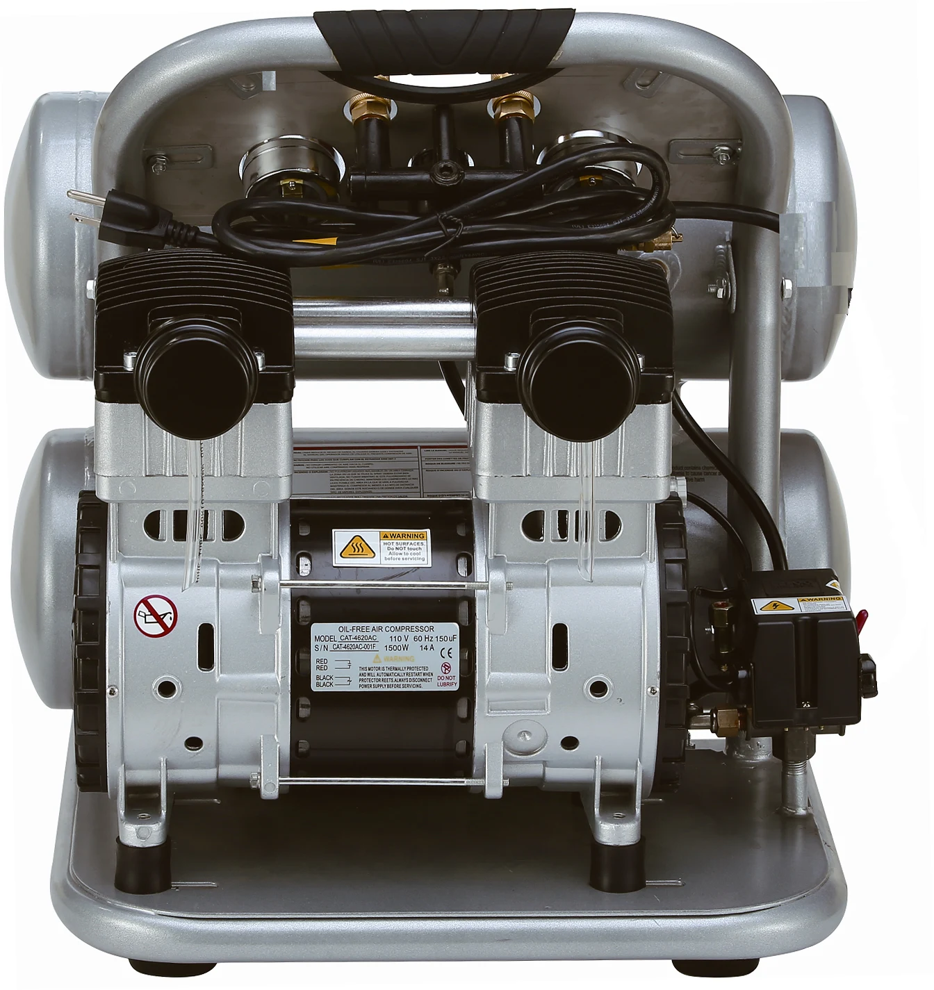 CALIFORNIA AIR TOOLS 4620AC Powerful 2.0 Hp Ultra Quiet & Oil-Free Air Compressor 17