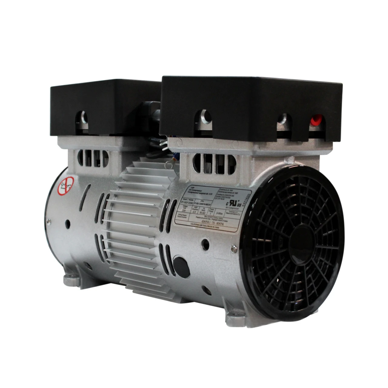 CALIFORNIA AIR TOOLS VP-100LF-22060 1.0 Hp Ultra Quiet & Oil-Free Vacuum Pump/Motor (220v 60hz) 6