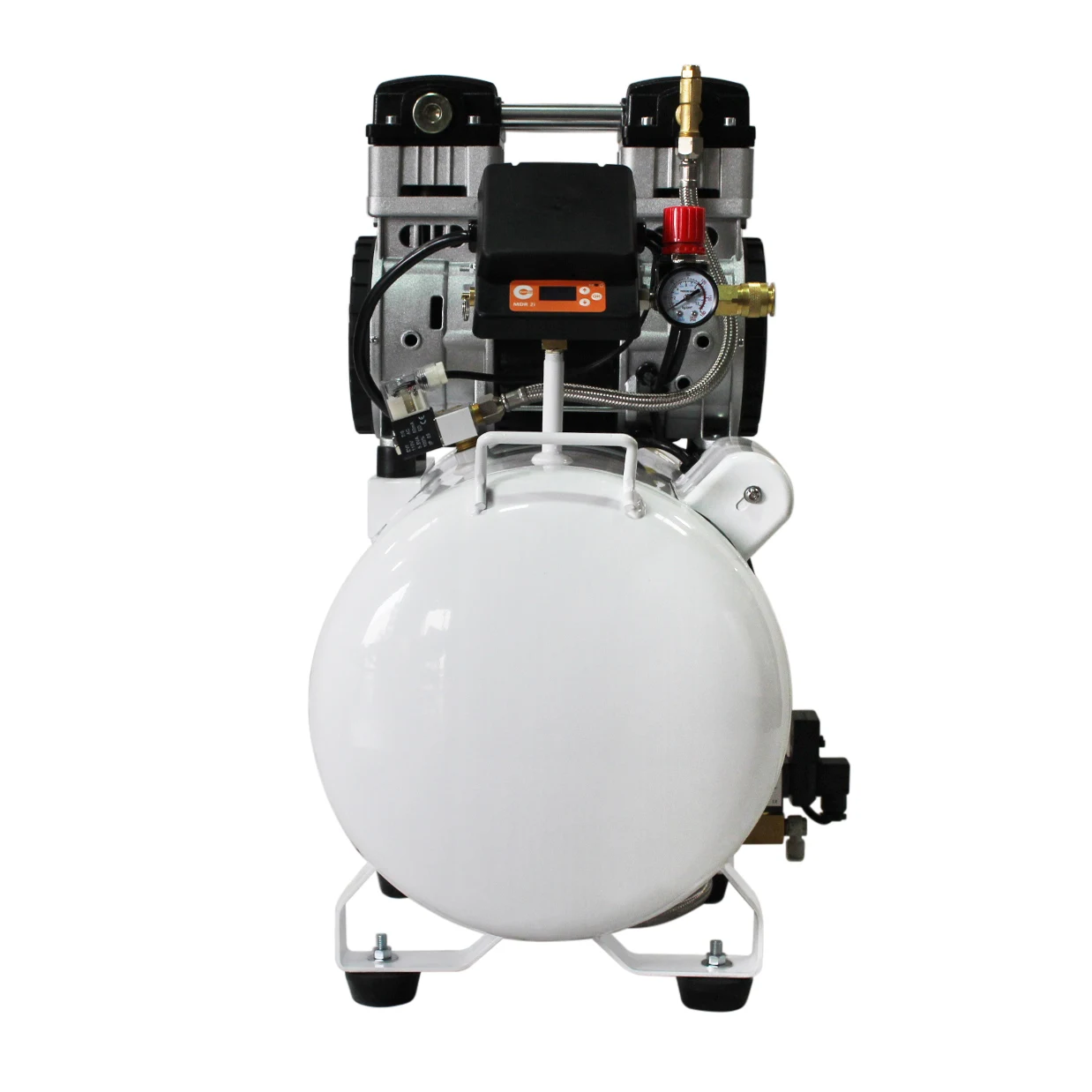 CALIFORNIA AIR TOOLS 10020SMHAD Powerful 2.0 Hp SMART Ultra Quiet & Oil-Free 10 Gallon Air Compressor with Automatic Drain Valve 14