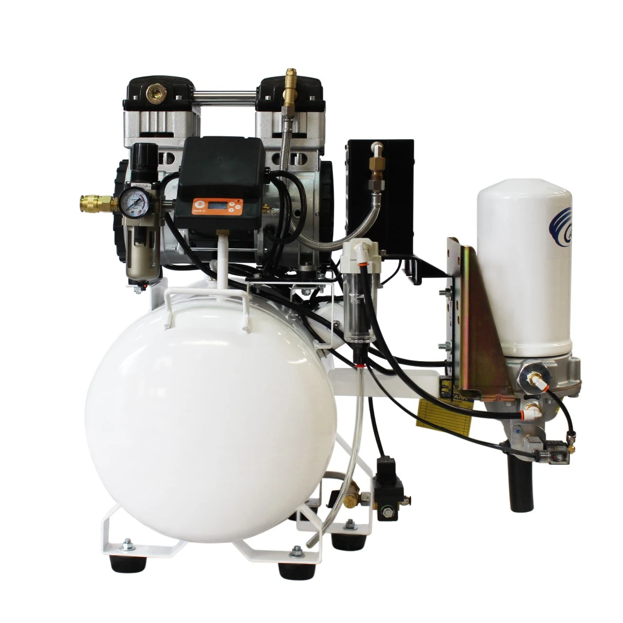CALIFORNIA AIR TOOLS 10020HDSMADC Powerful 2.0 Hp SMART Ultra Quiet & Oil-Free 10 Gallon Air Compressor with 98% Air Dryer and Automatic Drain Valve 21