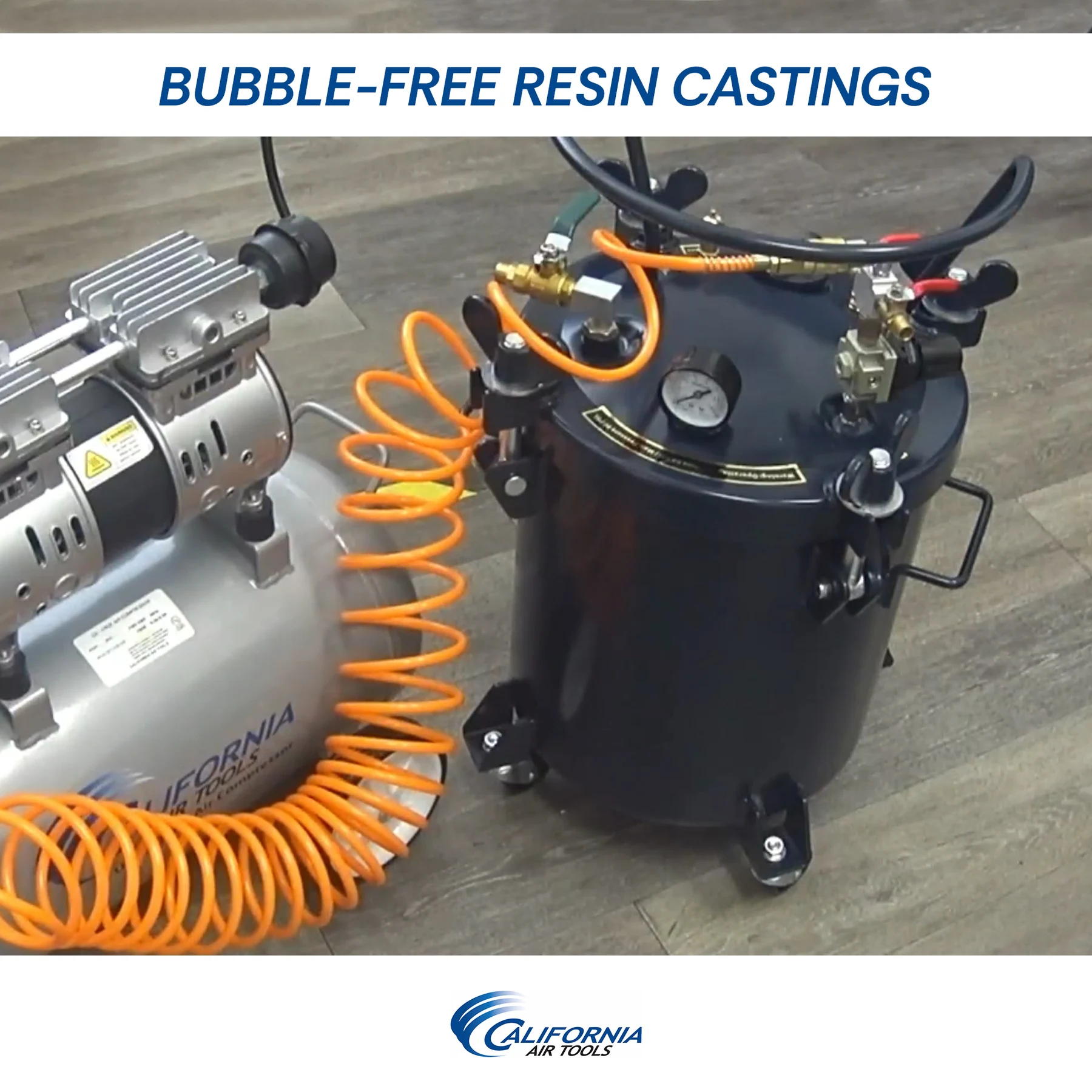 CALIFORNIA AIR TOOLS 365C 5 Gallon Pressure Pot for Resin Casting 4